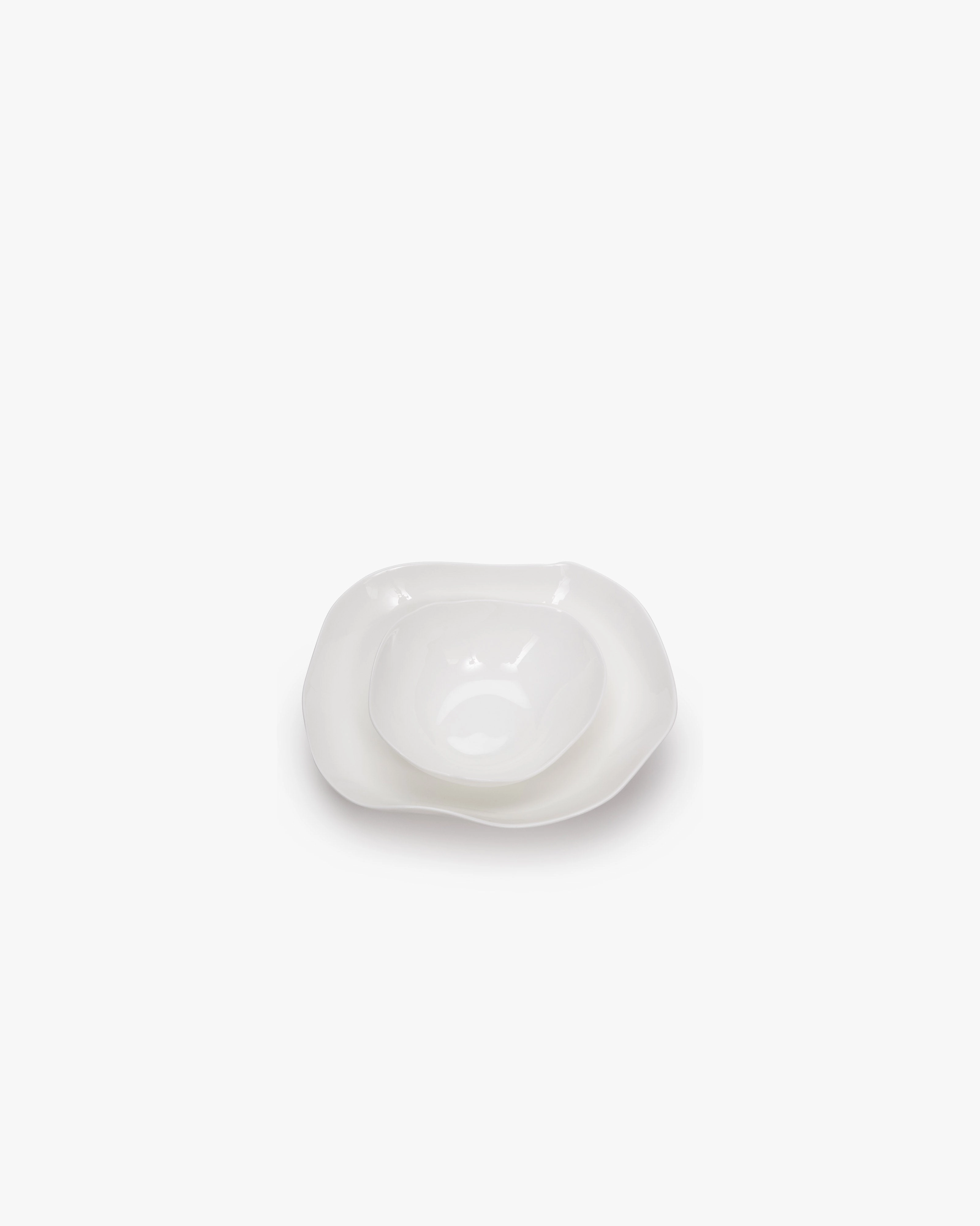 Breakfast bowl Hachi-boru white Perfect Imperfection