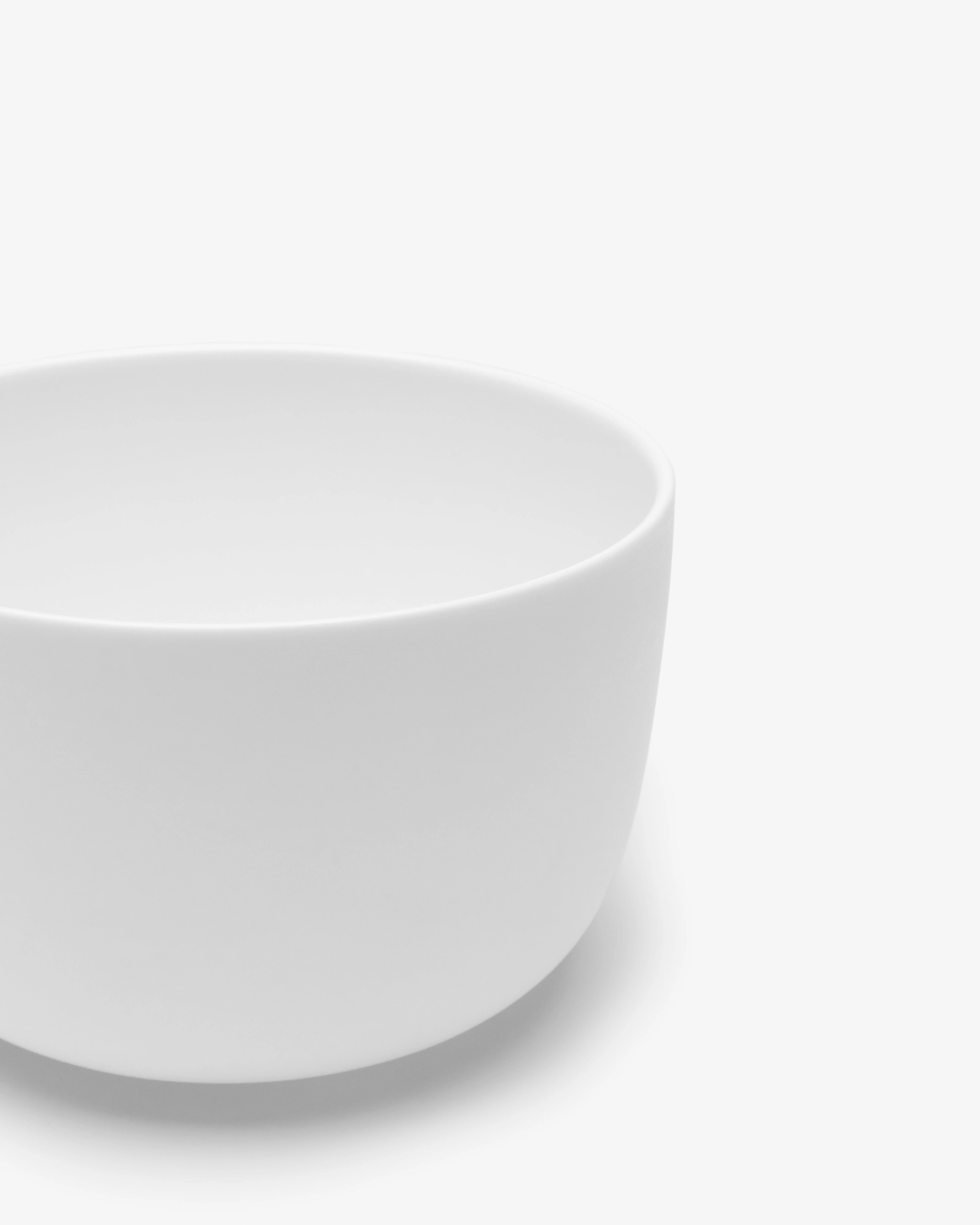 Breakfast bowl high white Base