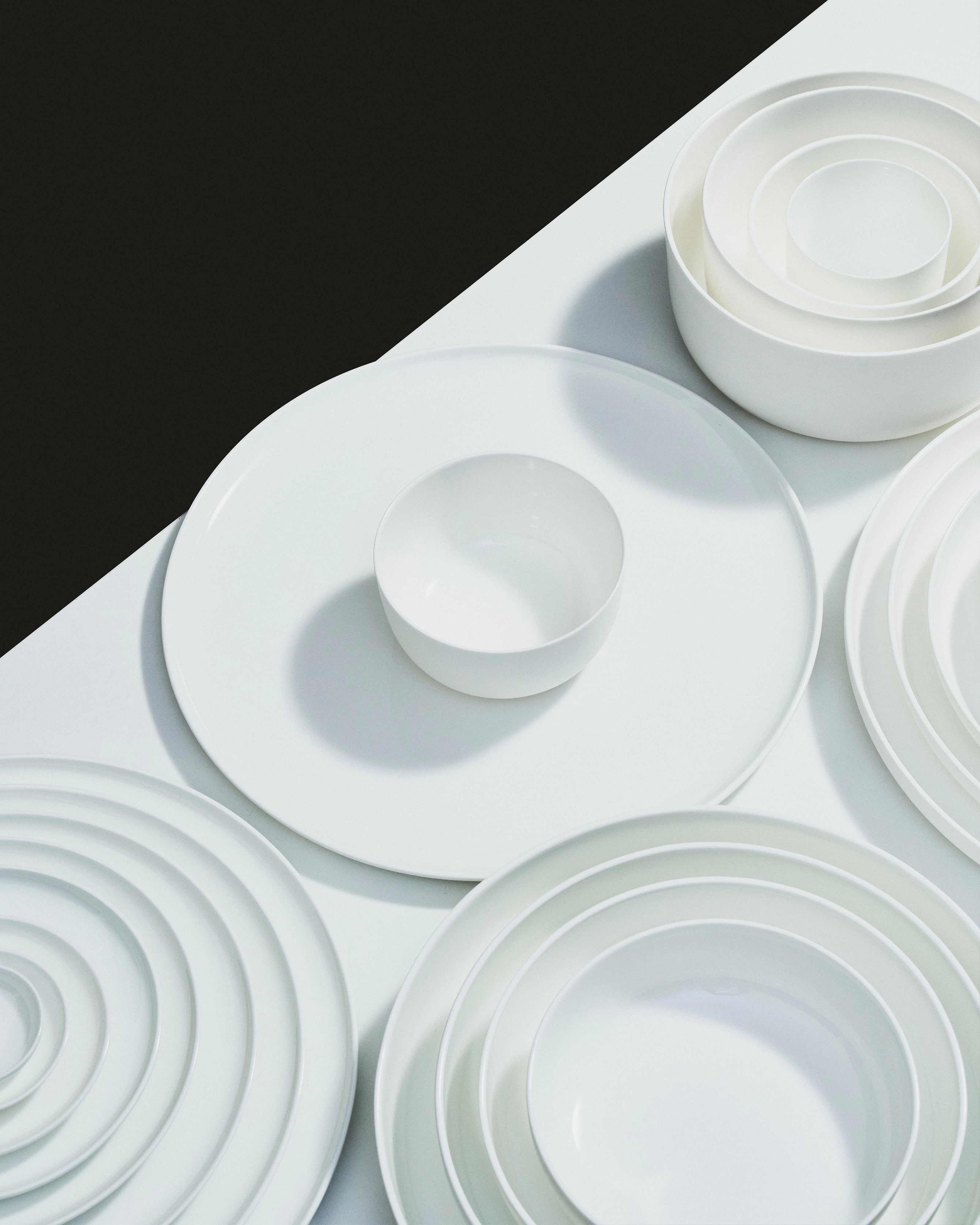 Breakfast bowl high white Base