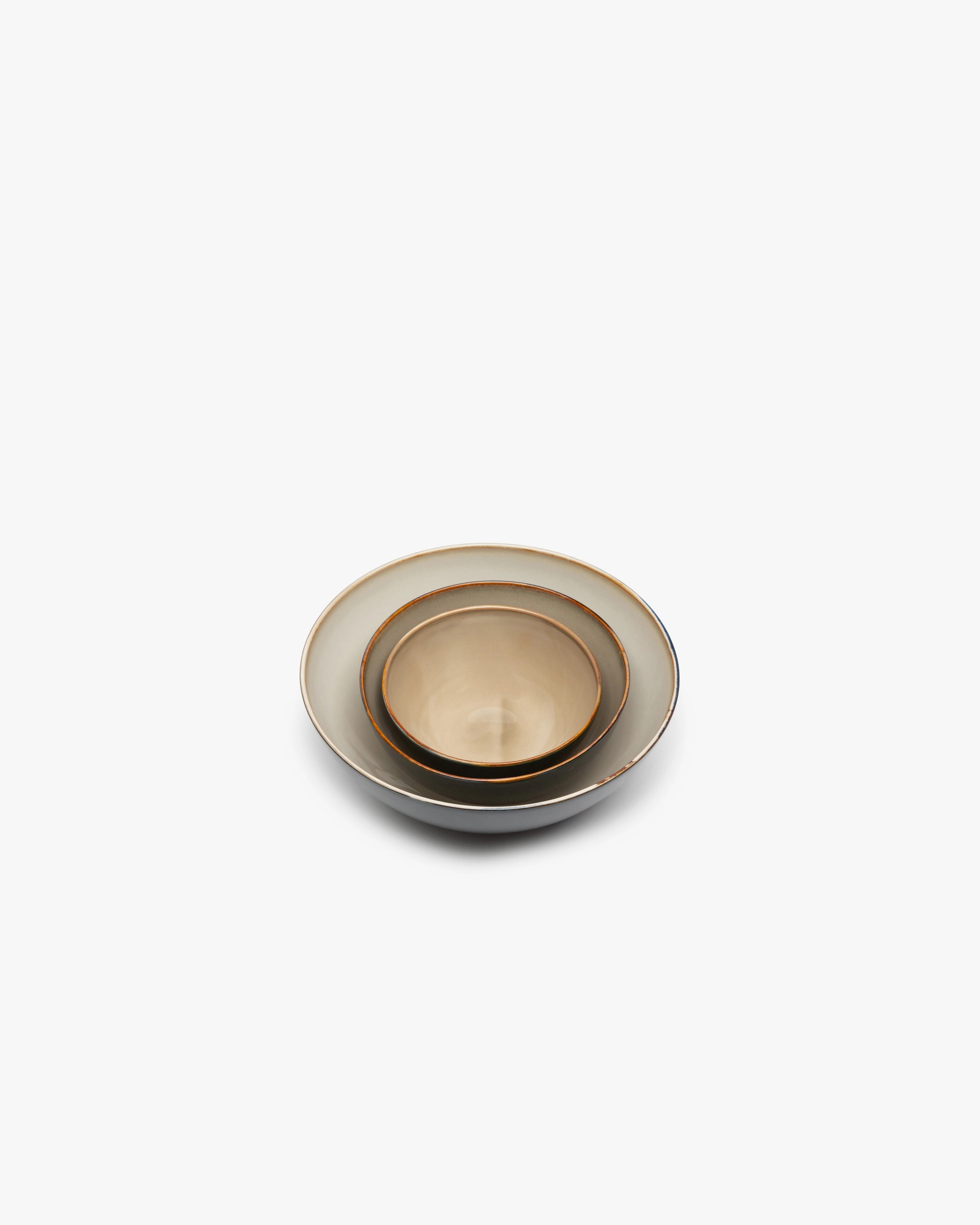 Breakfast bowl L misty gray/ dark blue Terres de rves