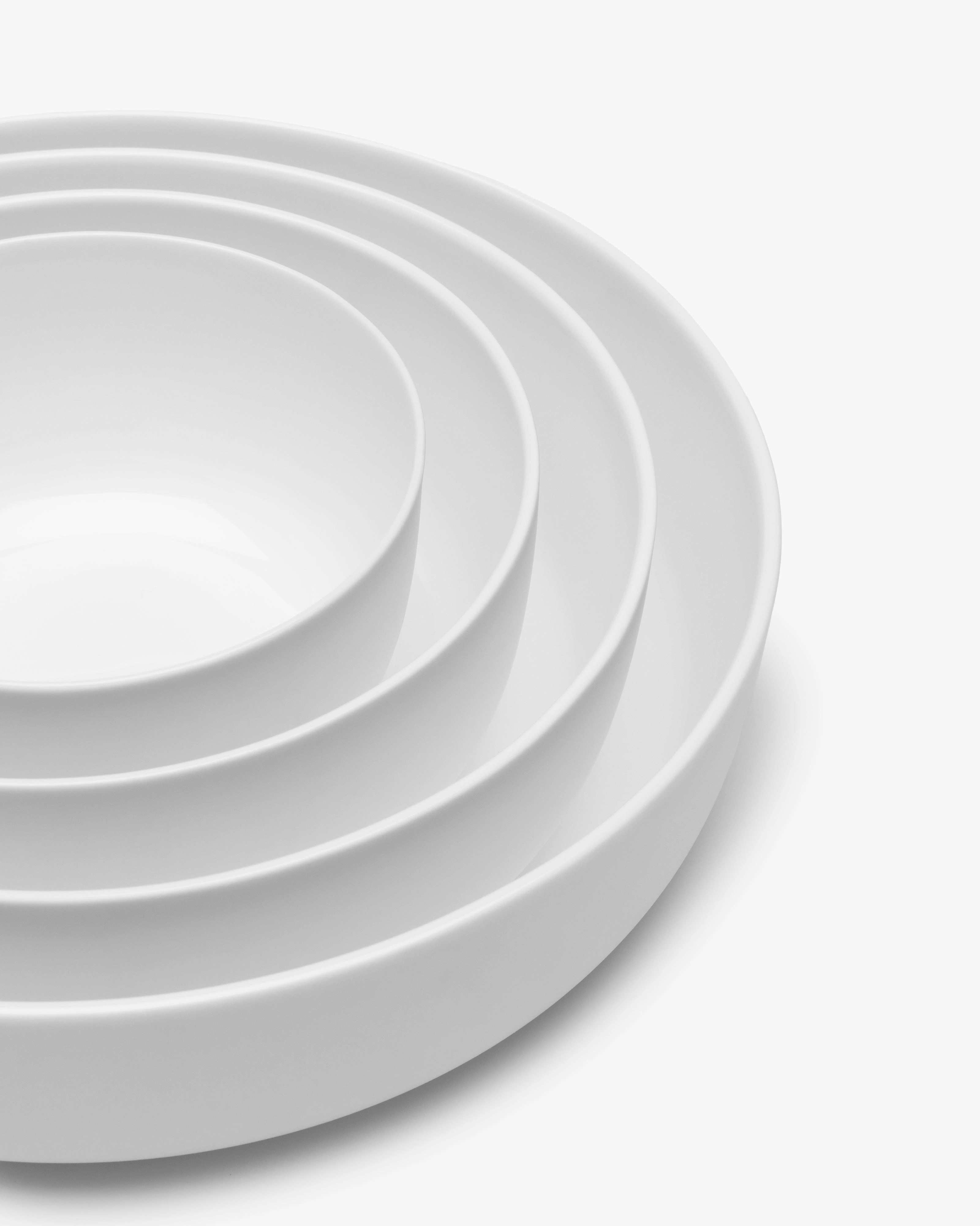 Breakfast bowl low white Base