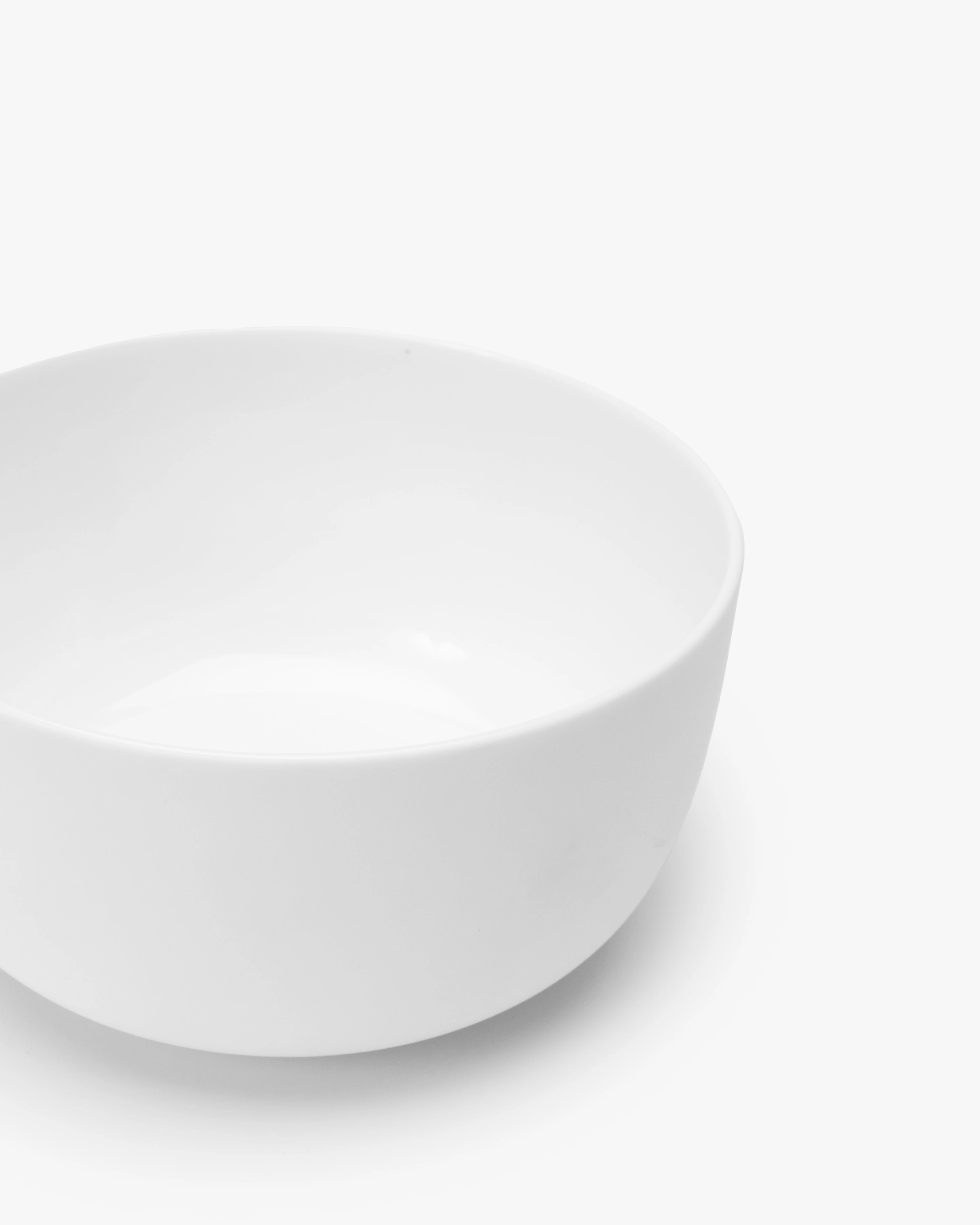 Breakfast bowl low white Base