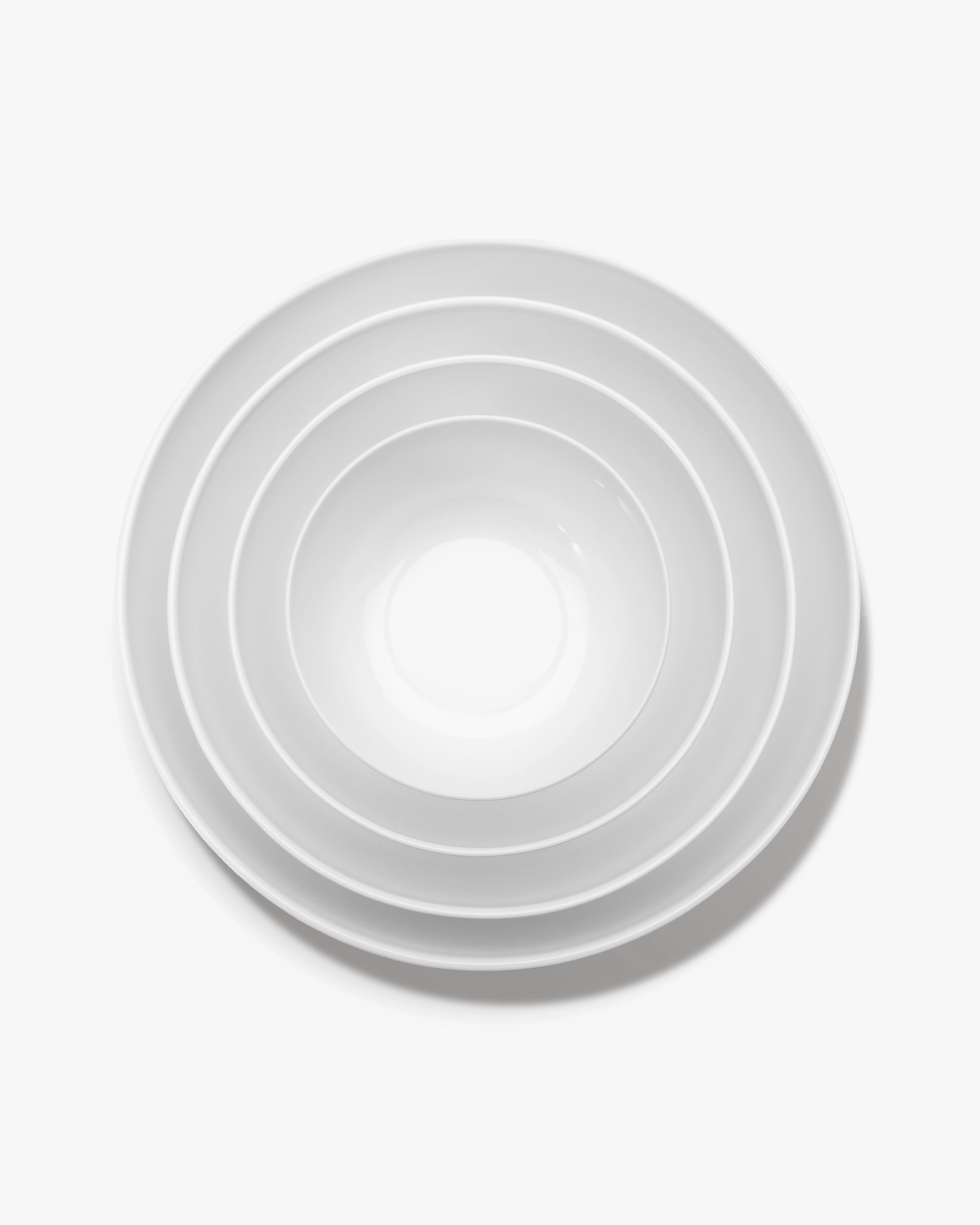Breakfast bowl low white Base