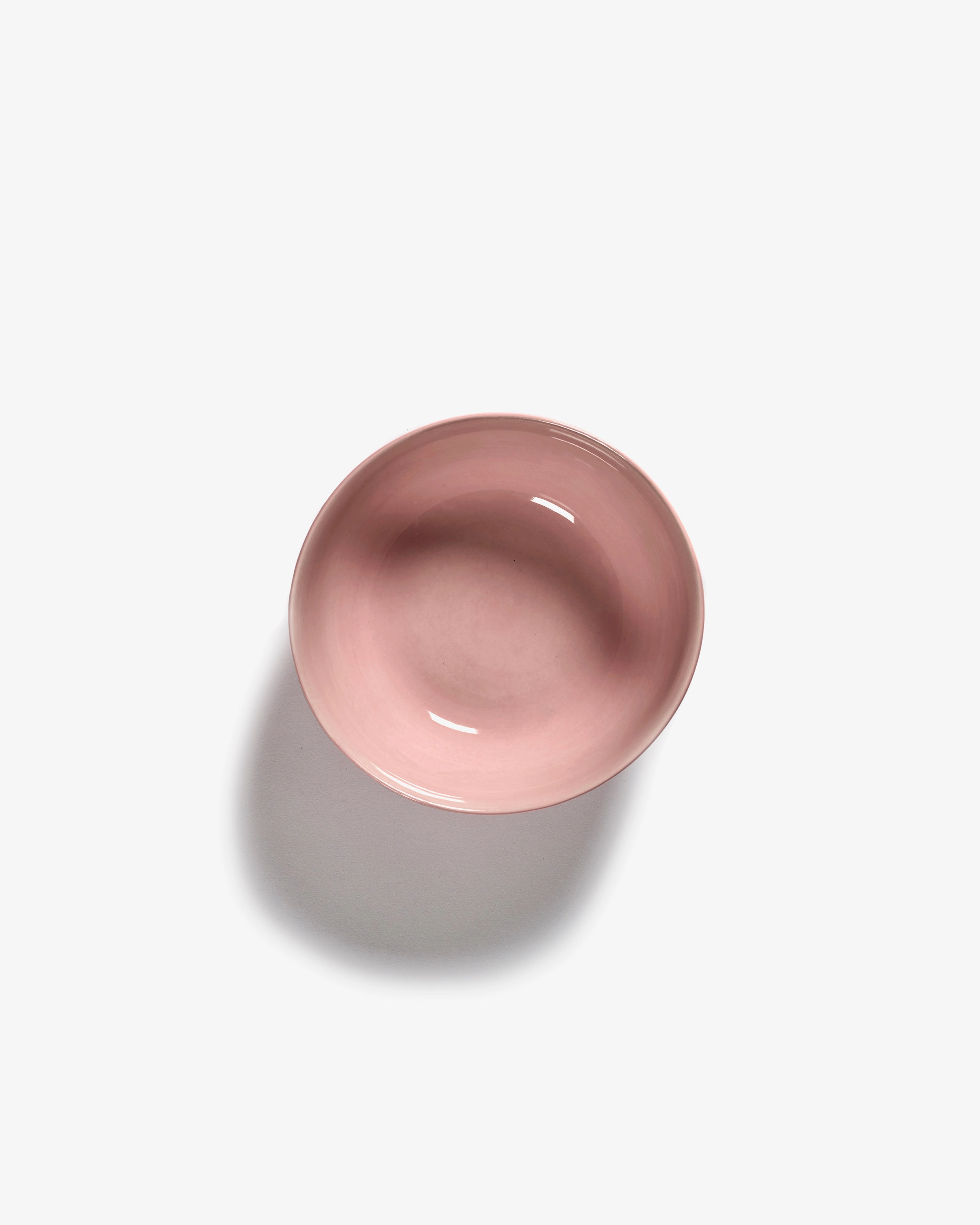 Breakfast bowl pink - blue stripes Feast