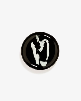 Breakfast plate black - white pepper Feast Buy Dinnerware online shop