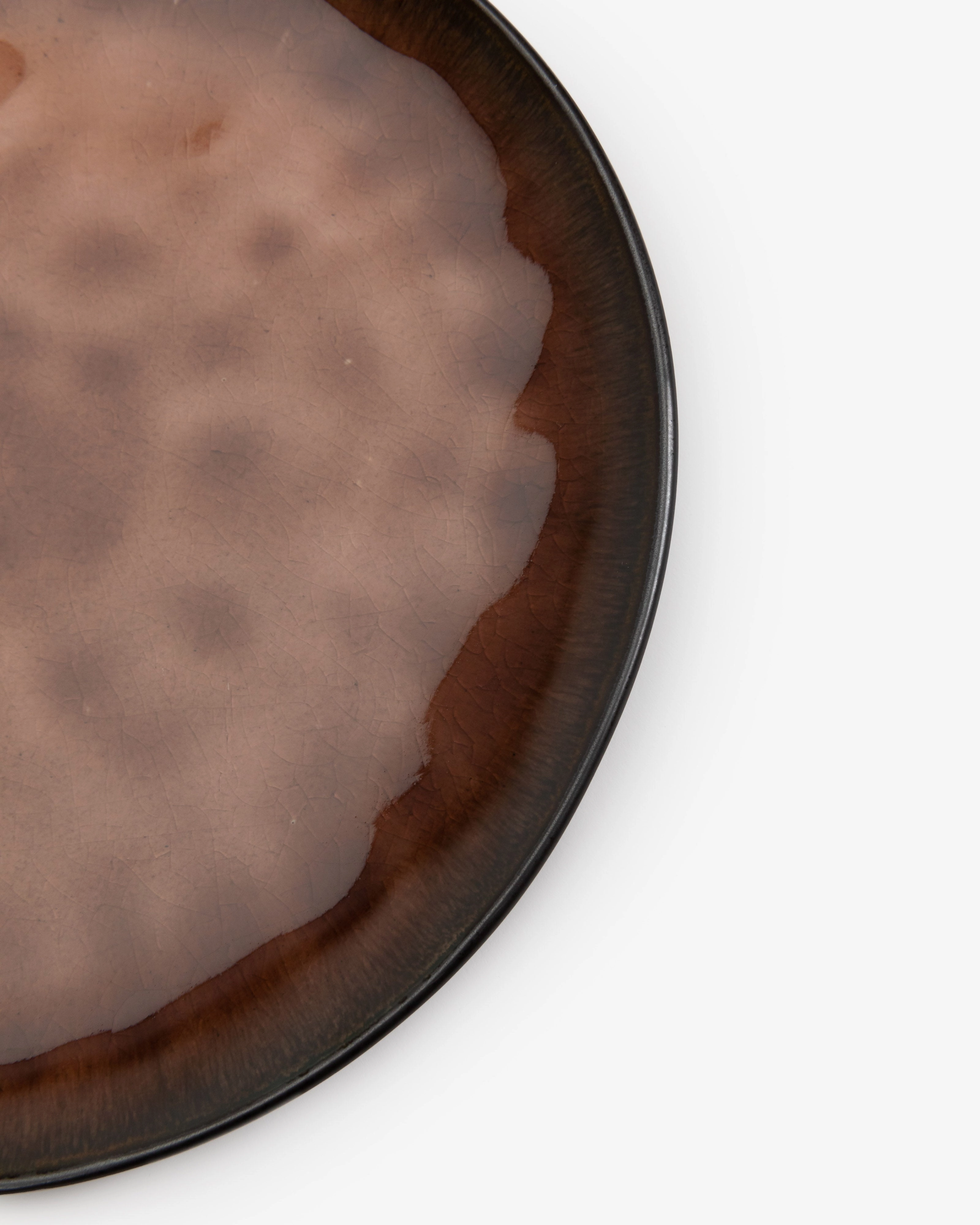 Breakfast plate brown Pure