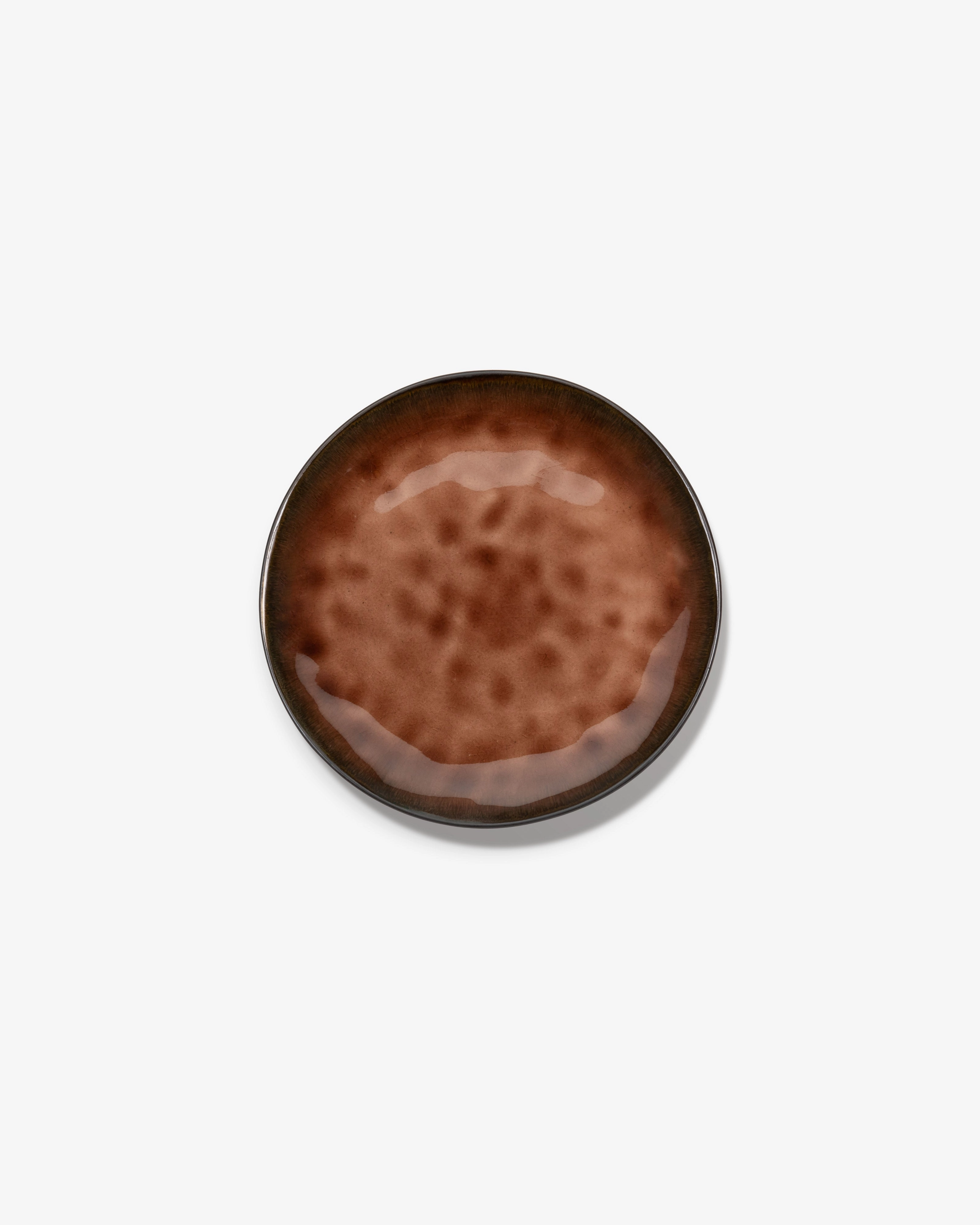 Breakfast plate brown Pure