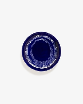 Breakfast plate dark blue - white dots Feast Buy Dinnerware online shop