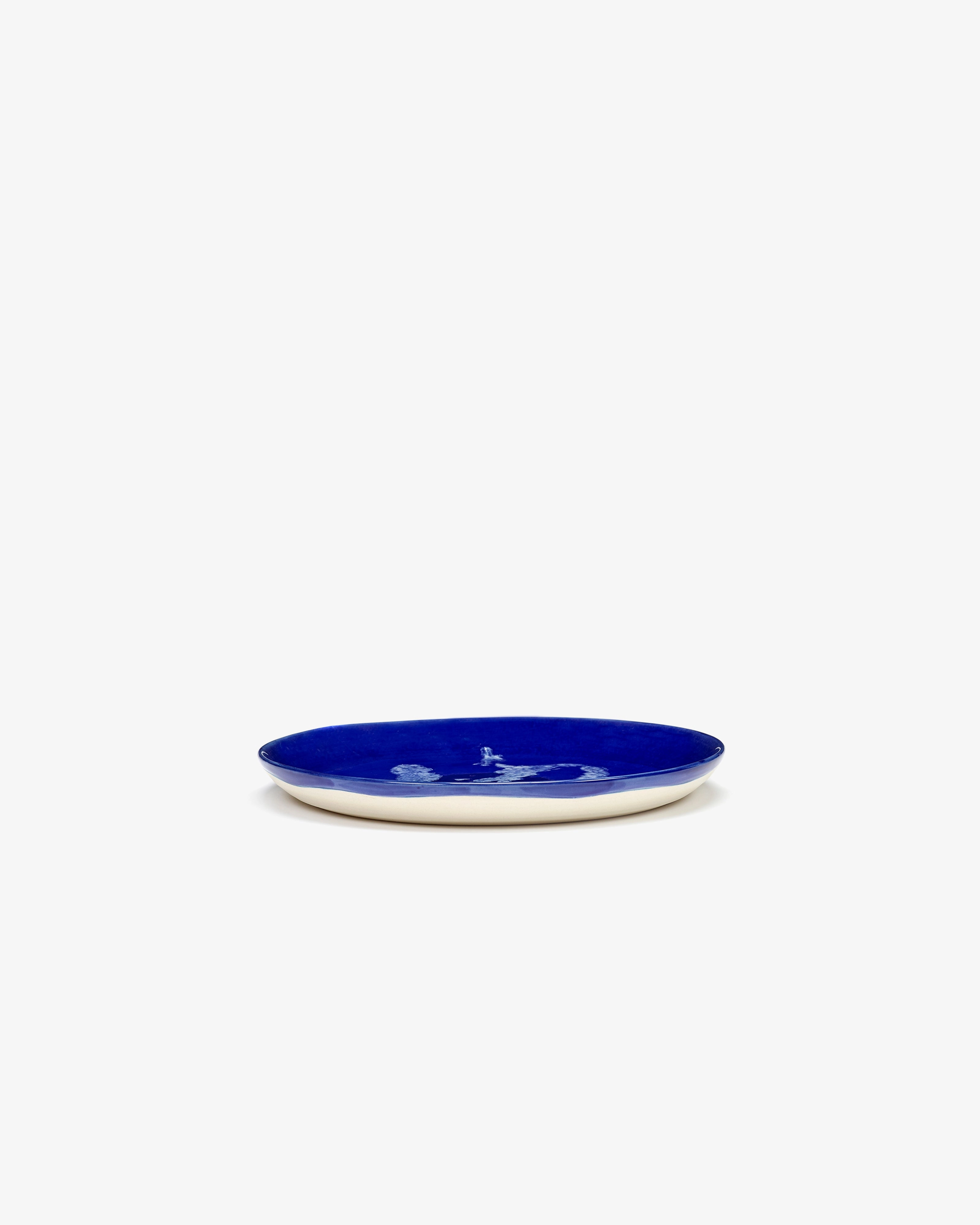 Breakfast plate darkblue - white pepper Feast