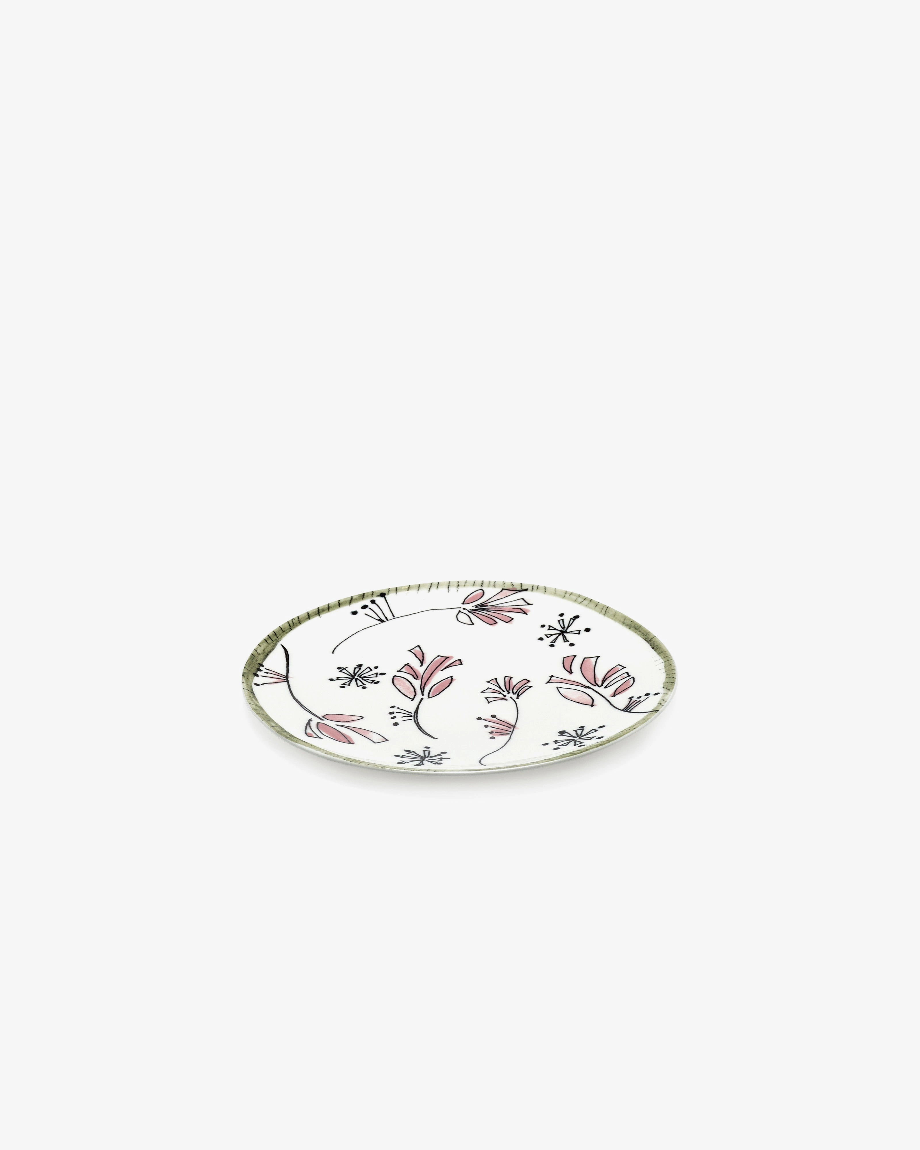 Breakfast plate Fiore rosa Midnight Flowers Buy Dinnerware online shop