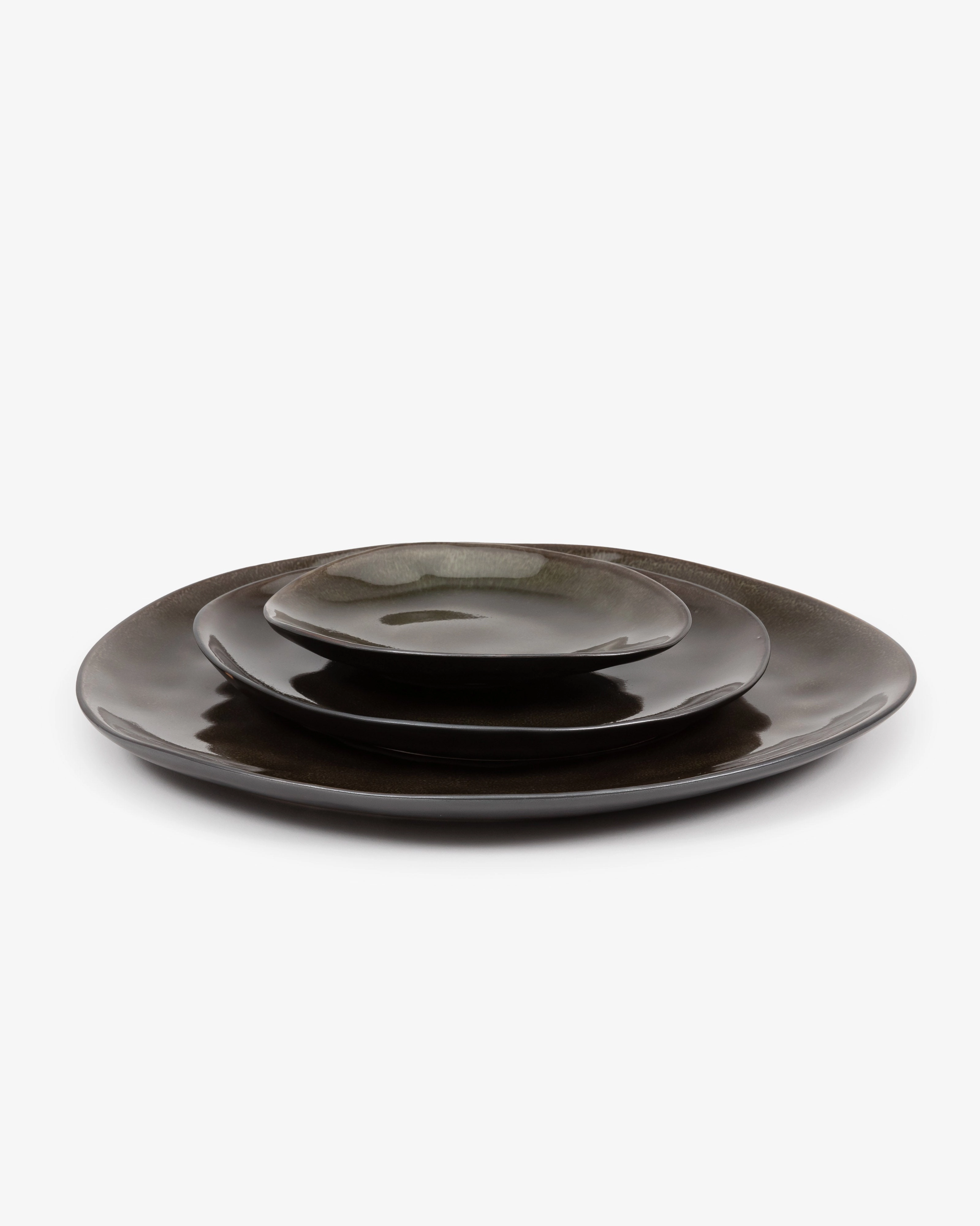Breakfast plate gray Pure