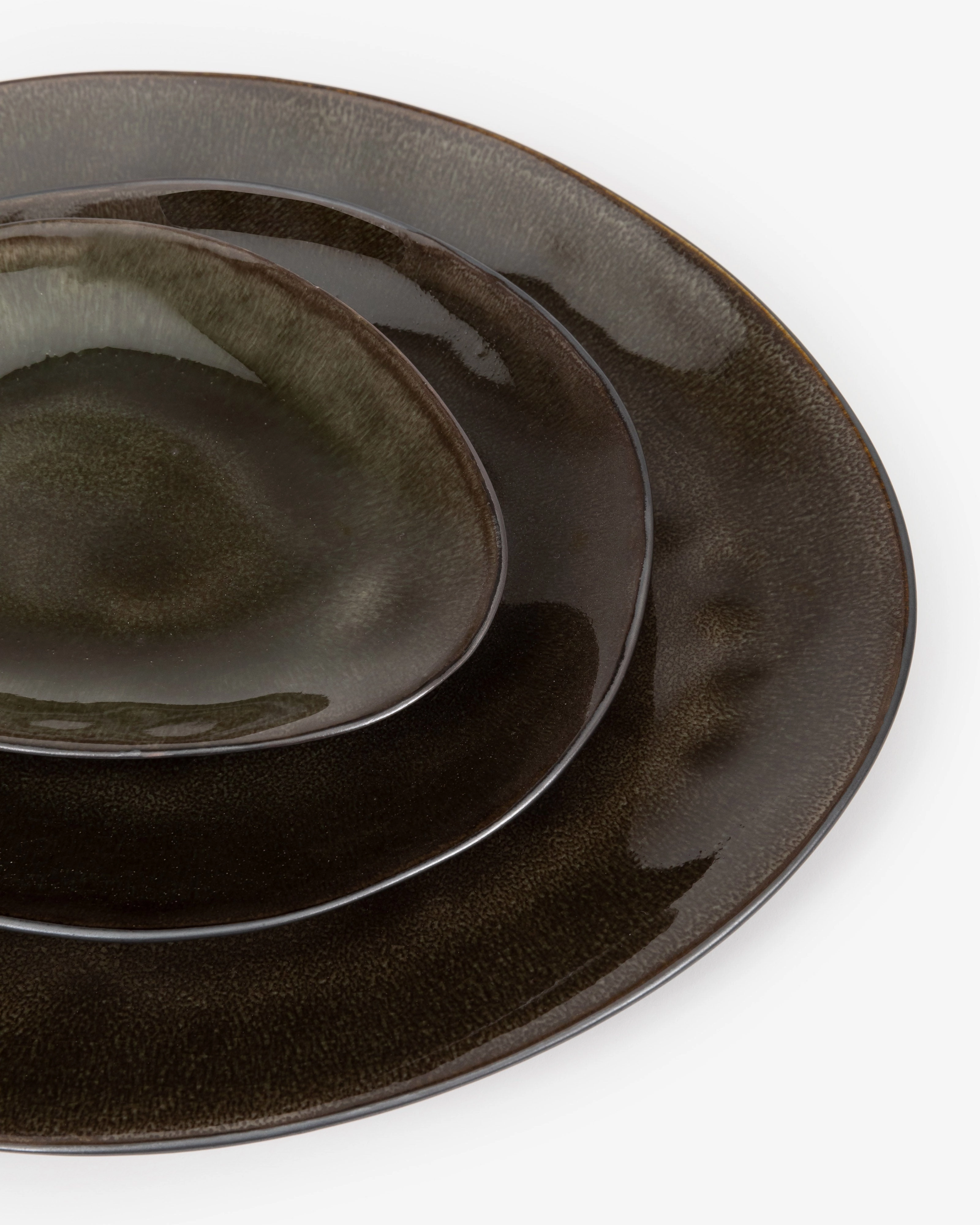 Breakfast plate gray Pure