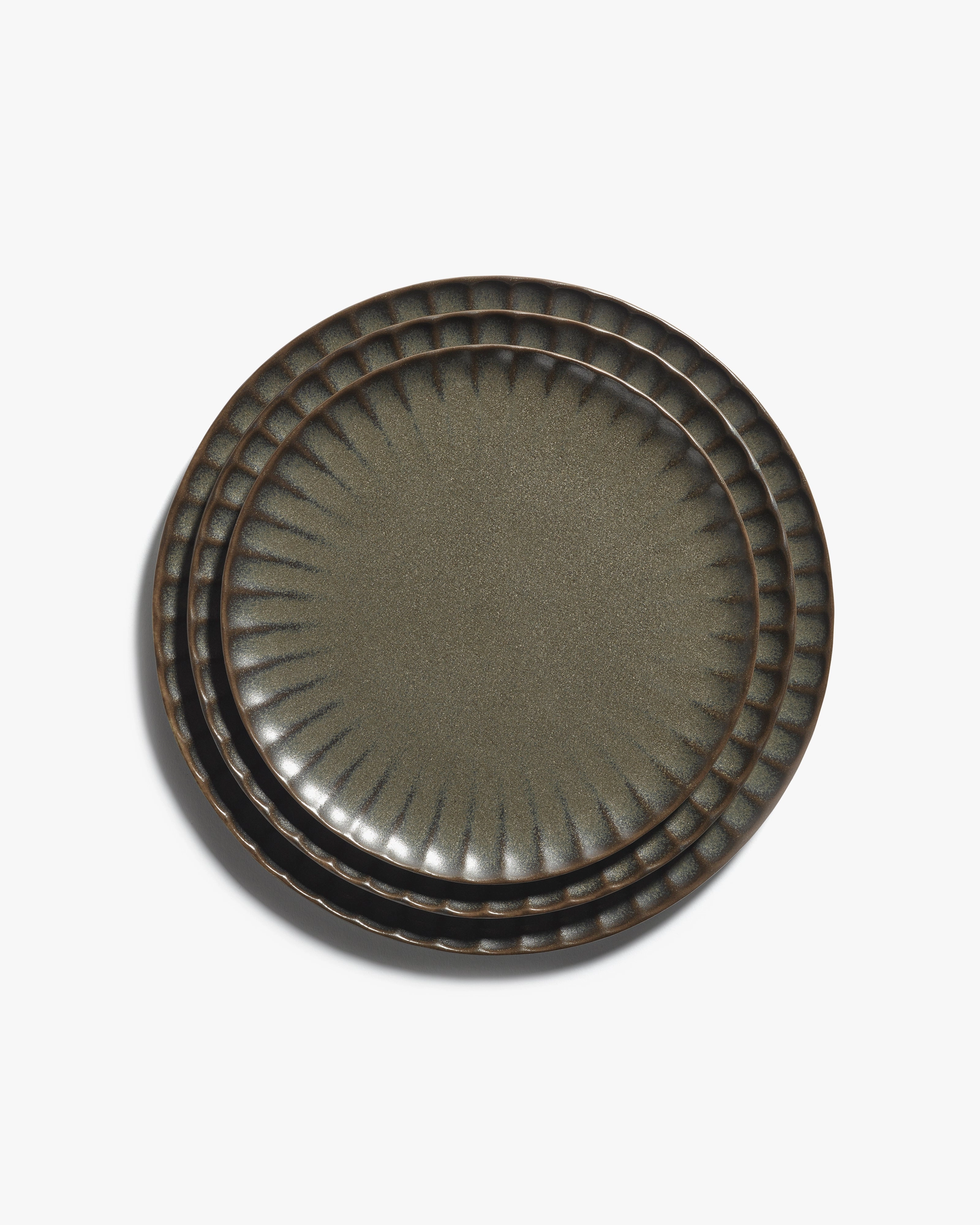 Breakfast plate green Inku