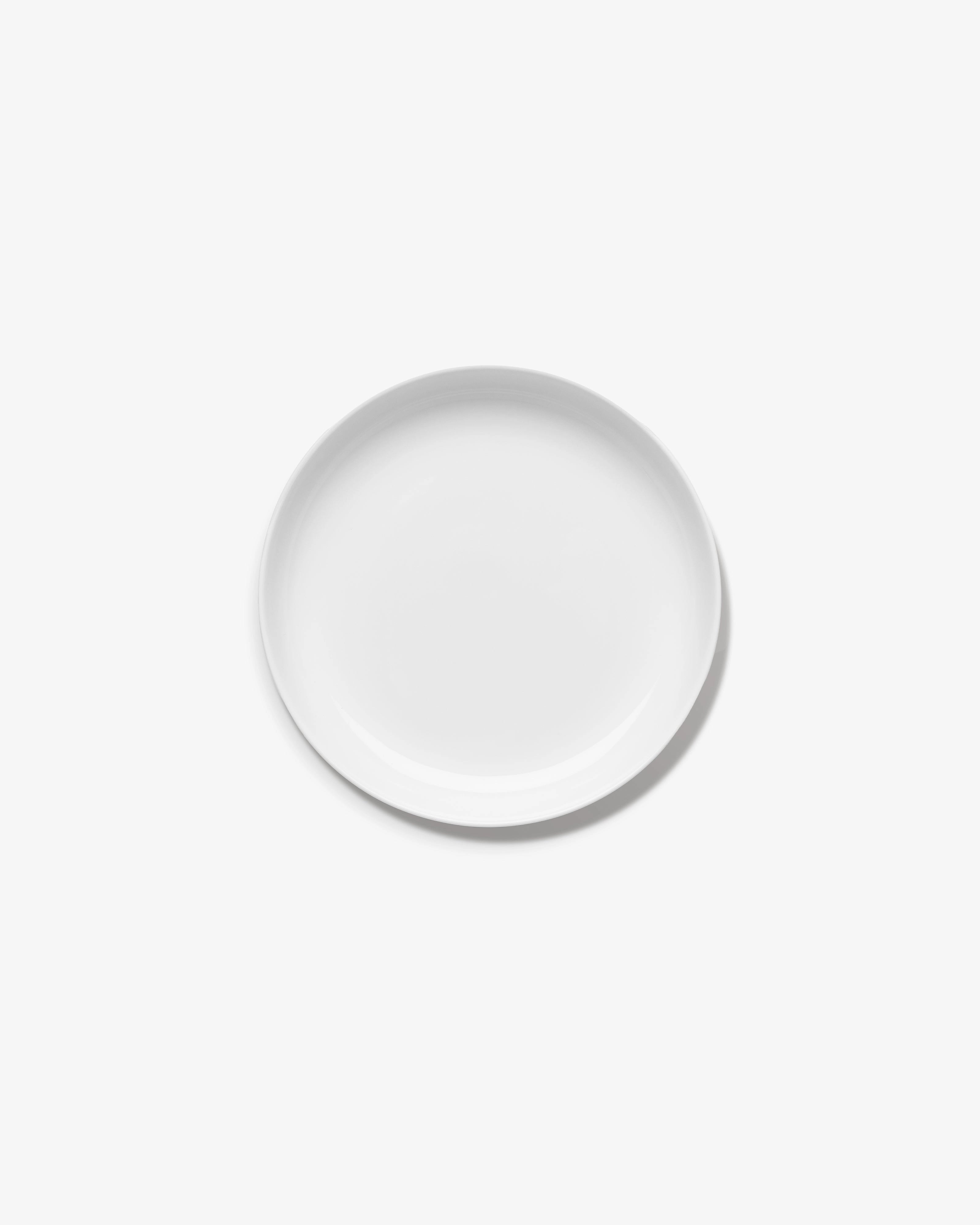 Breakfast plate high white Base
