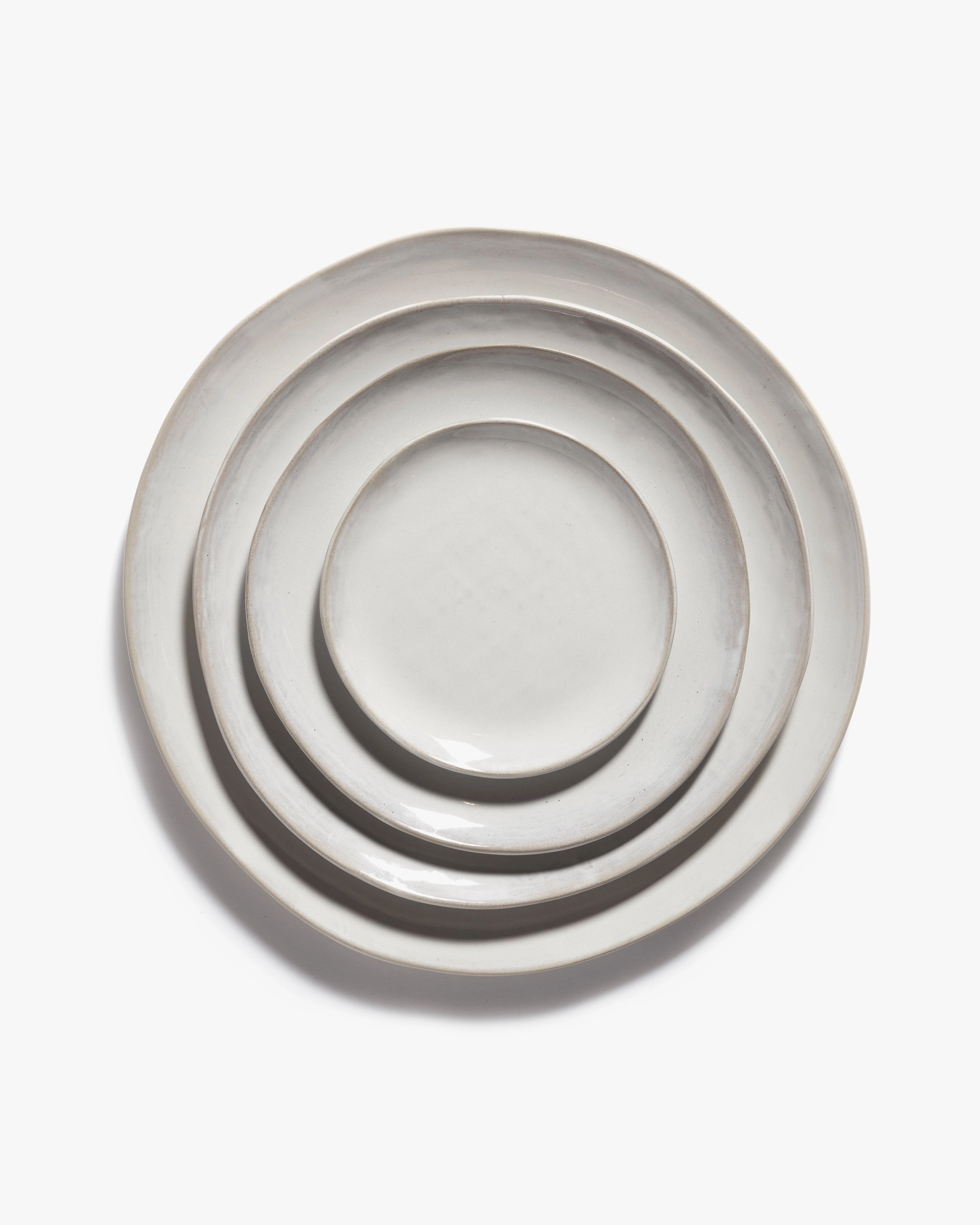 Breakfast plate L off-white La Mre