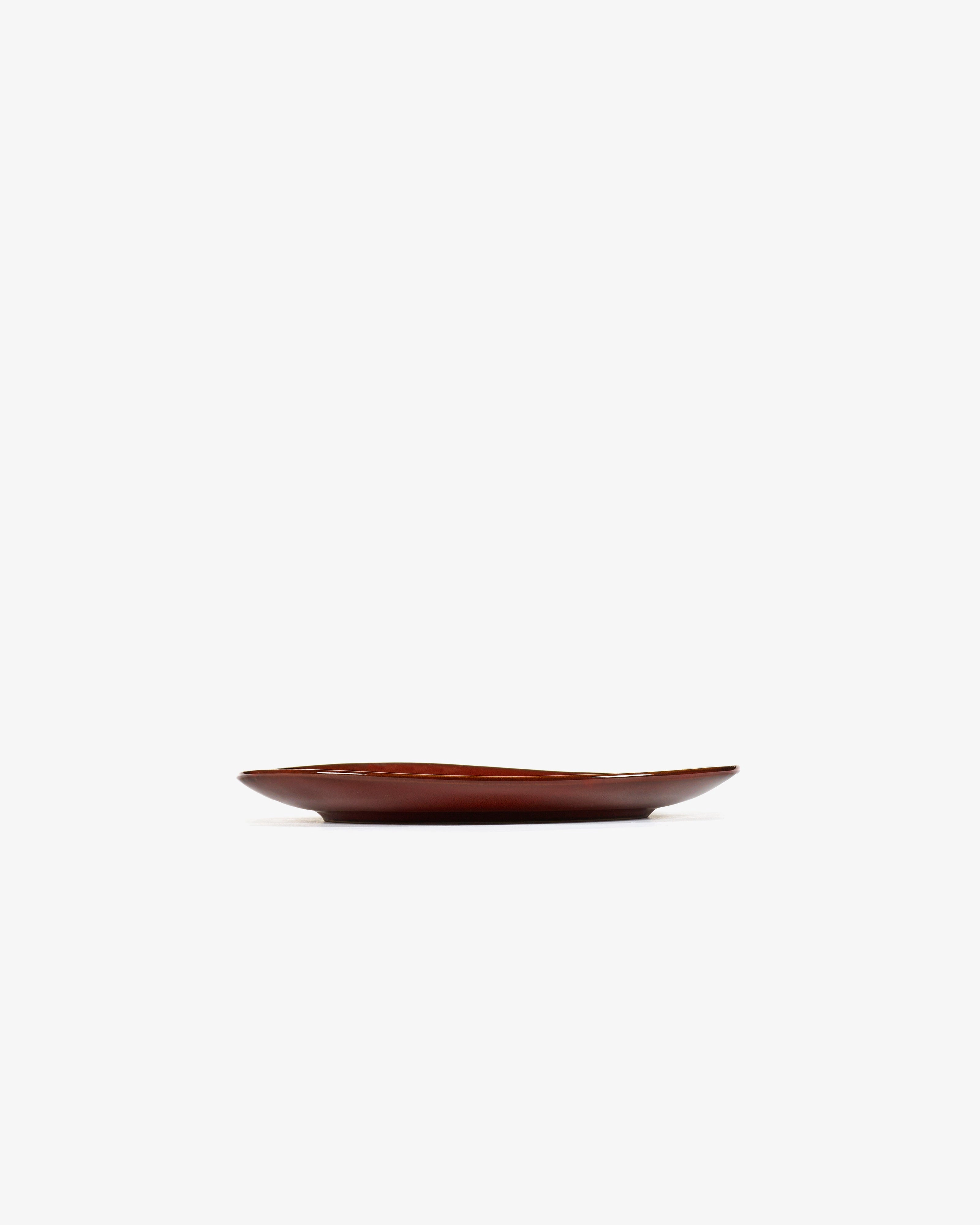 Breakfast plate L venetian red La Mre