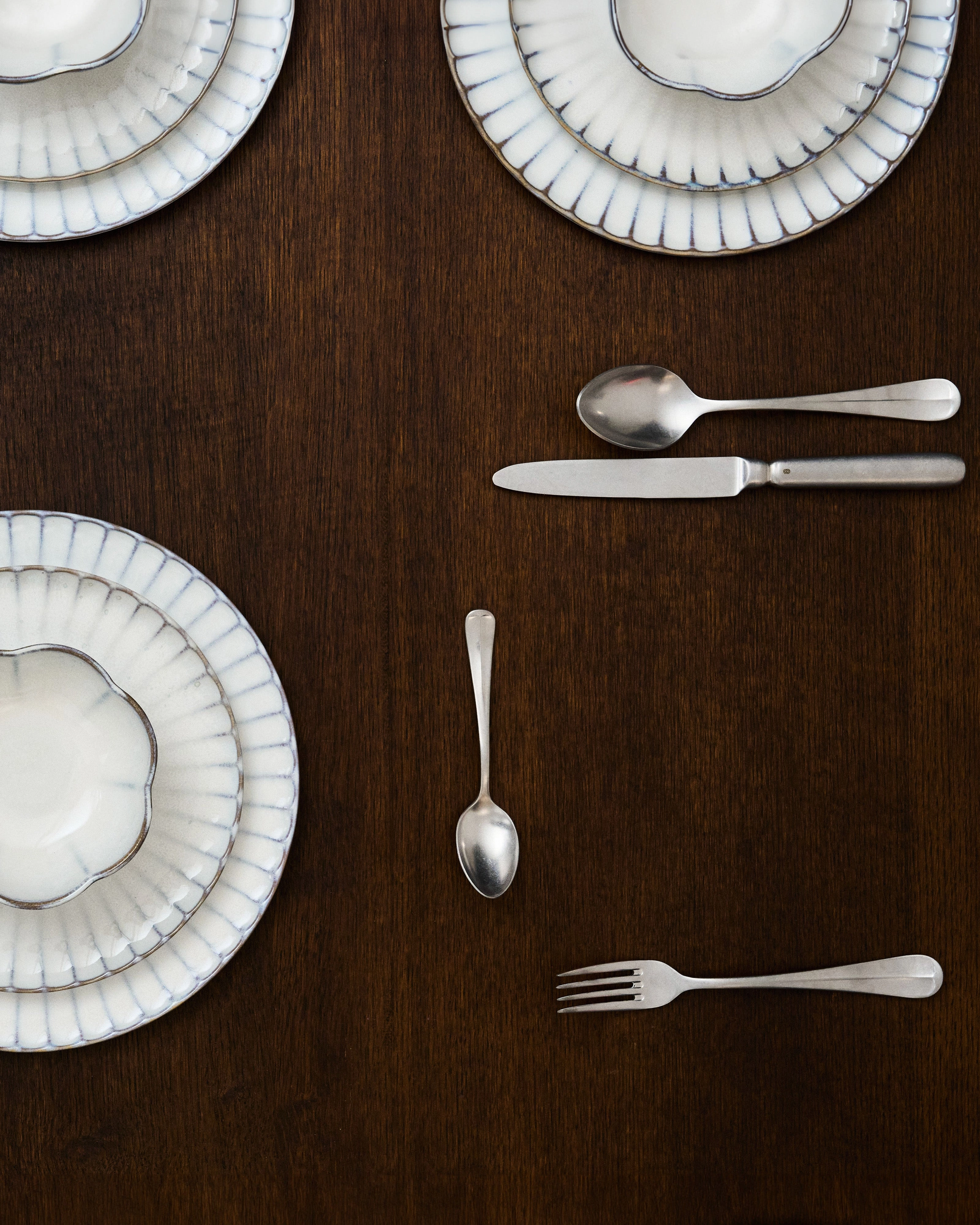 Breakfast plate L white Inku