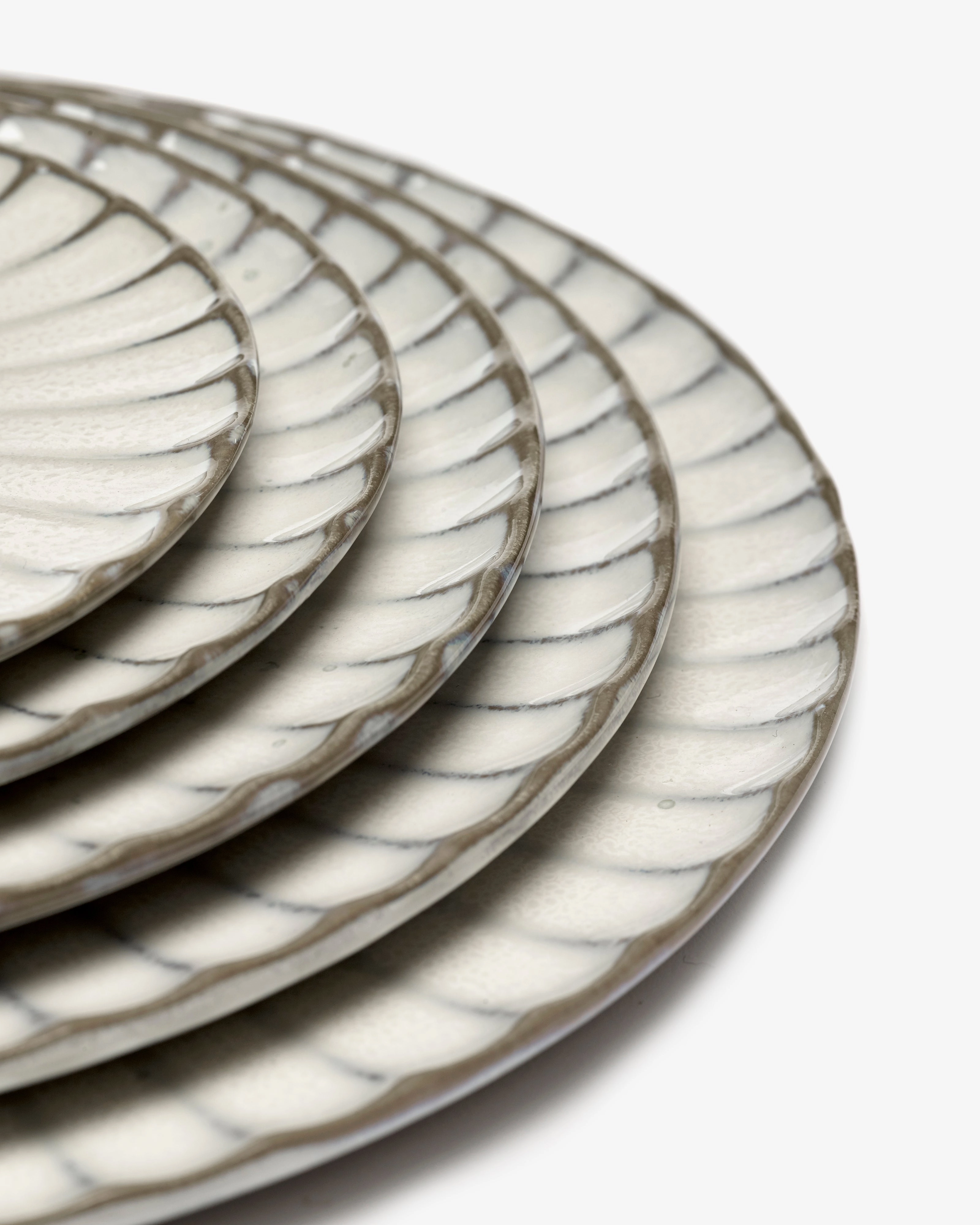 Breakfast plate L white Inku