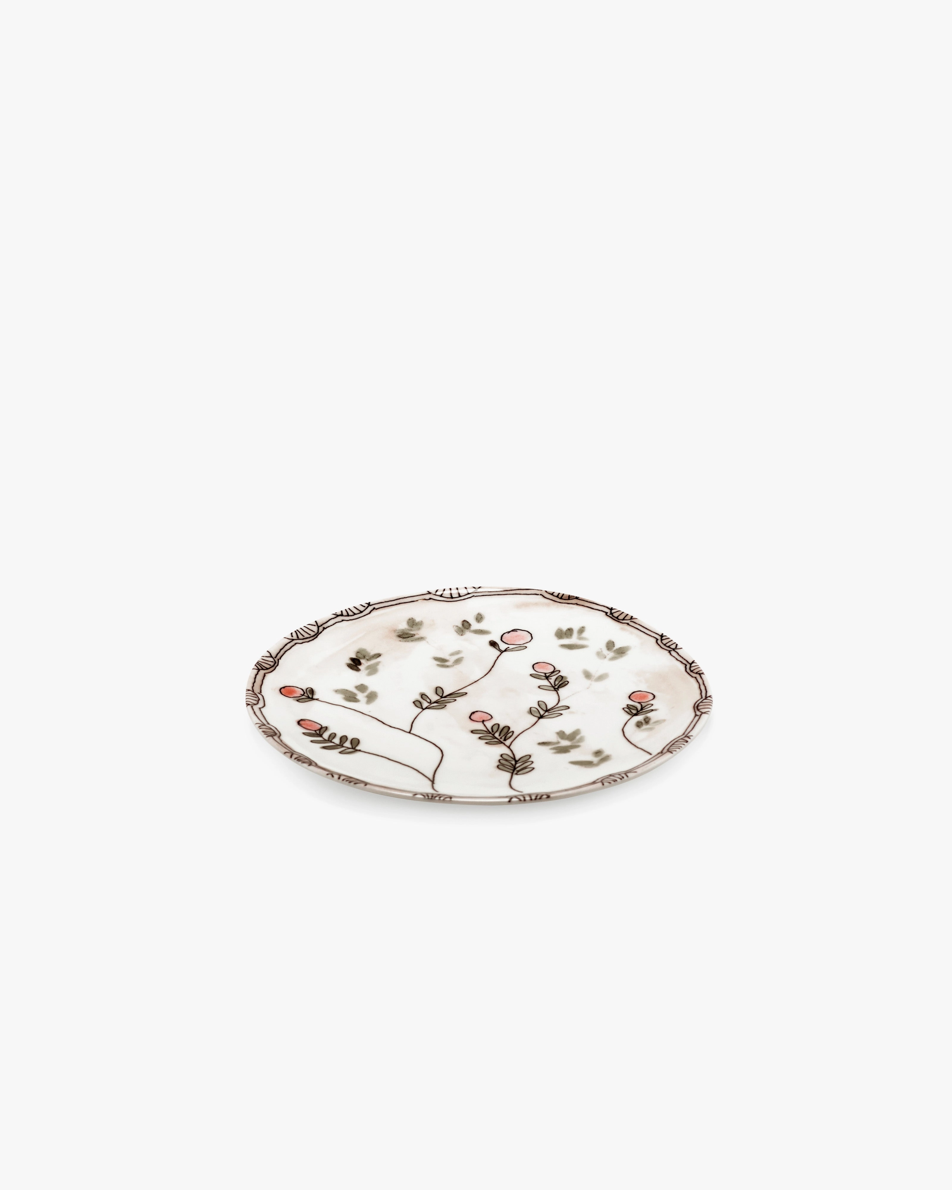 Breakfast plate Mirtillo nude Midnight Flowers Buy Dinnerware online shop