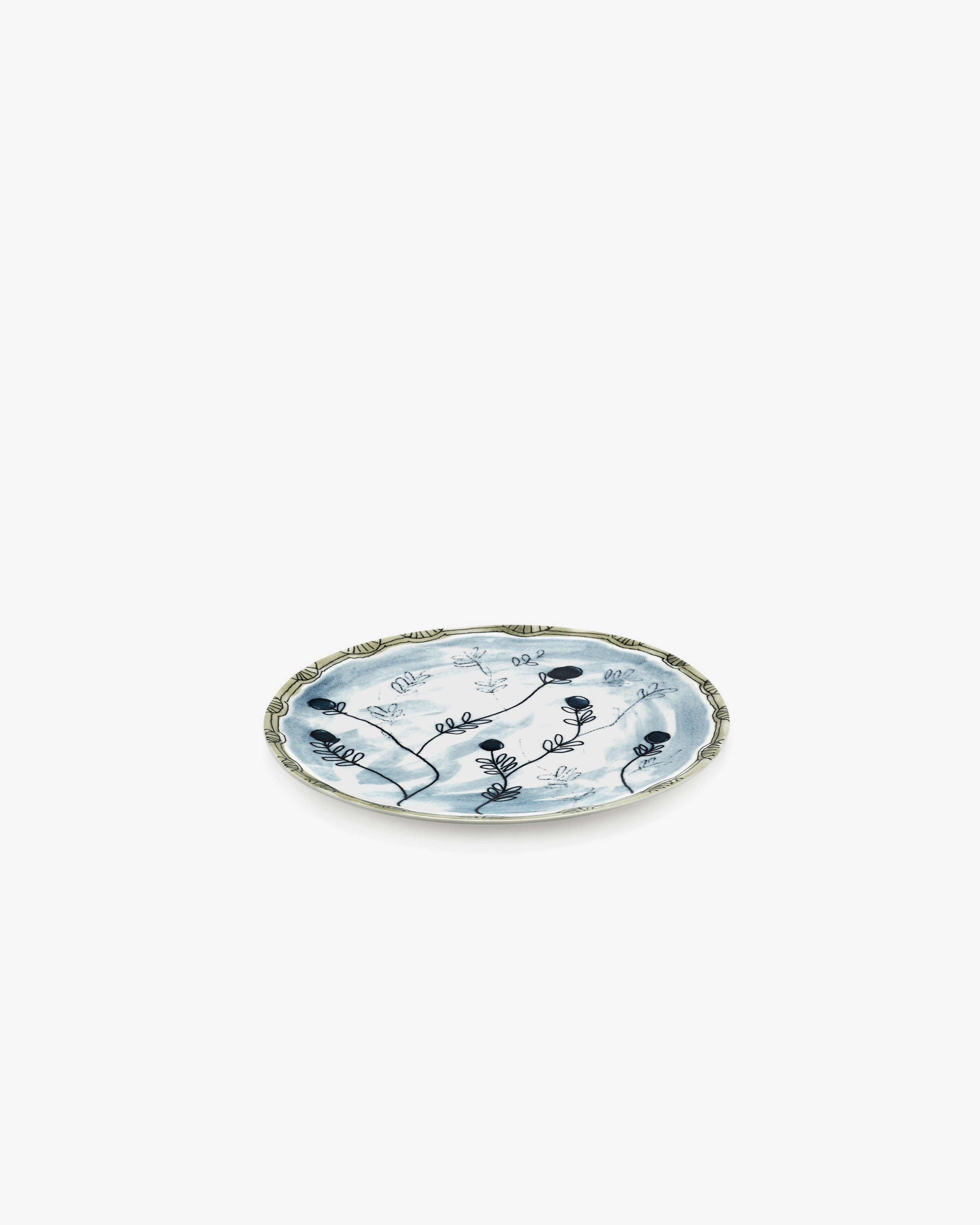 Breakfast plate Mirtillo tea Midnight Flowers Buy Dinnerware online shop