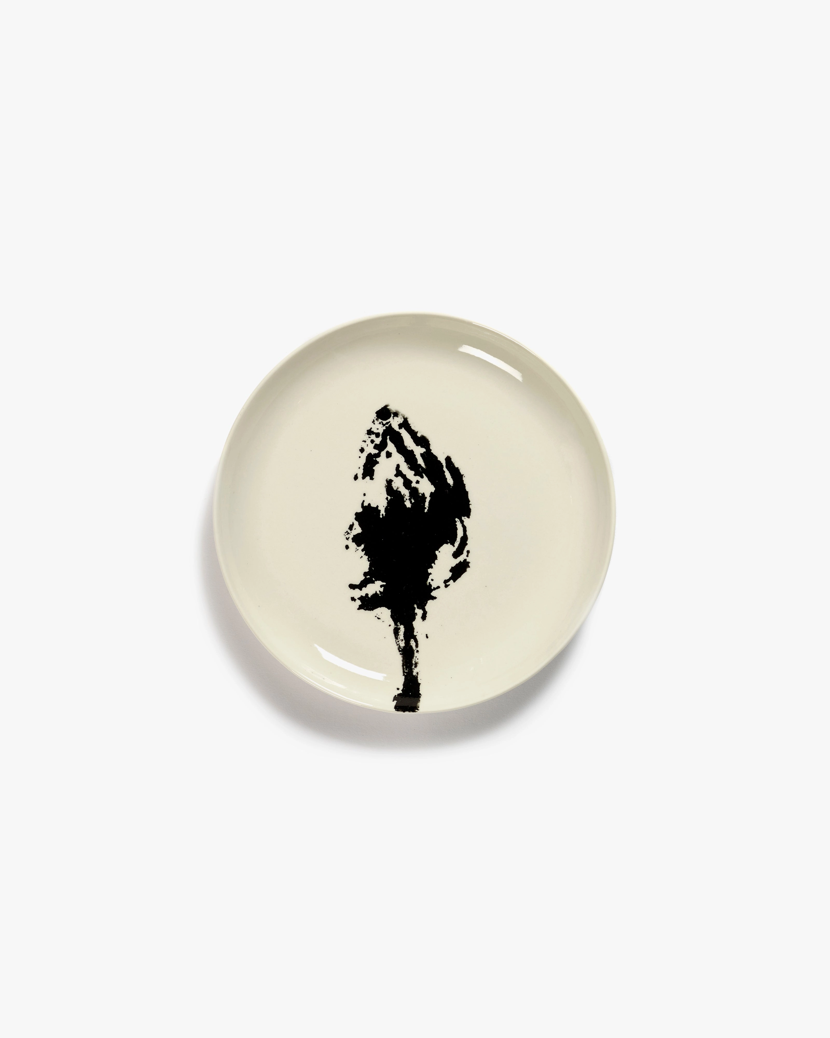 Breakfast plate off-white - black artichoke Feast Buy Dinnerware online shop