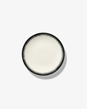 Breakfast plate white/black variation 3 D Buy Dinnerware online shop