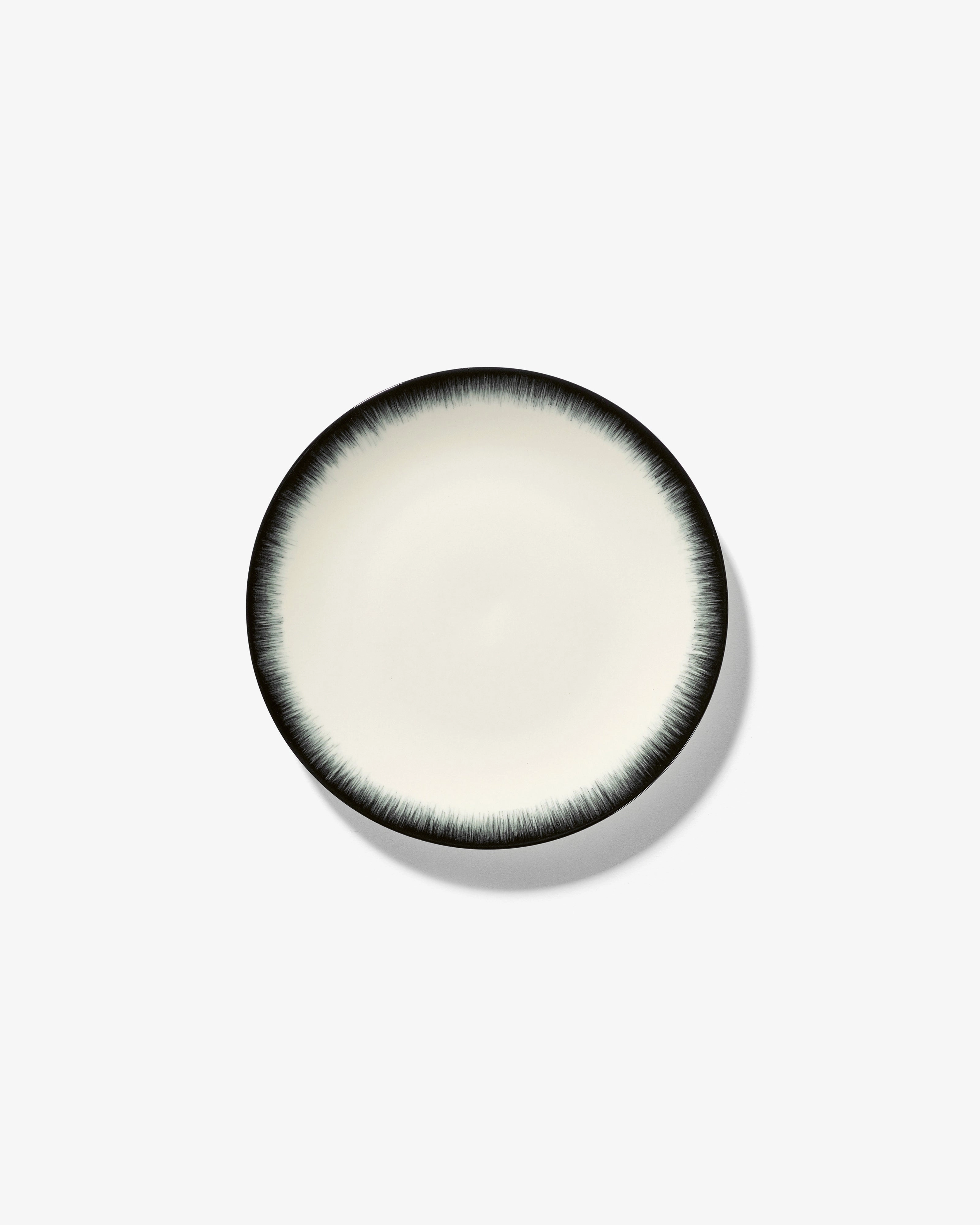 Breakfast plate white/black variation 3 D Buy Dinnerware online shop