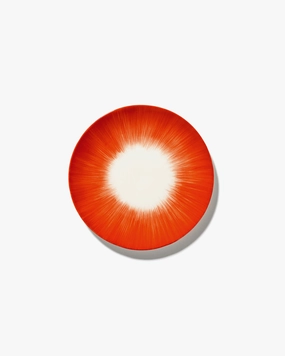 Breakfast plate white/red variation 5 D Buy Dinnerware online shop