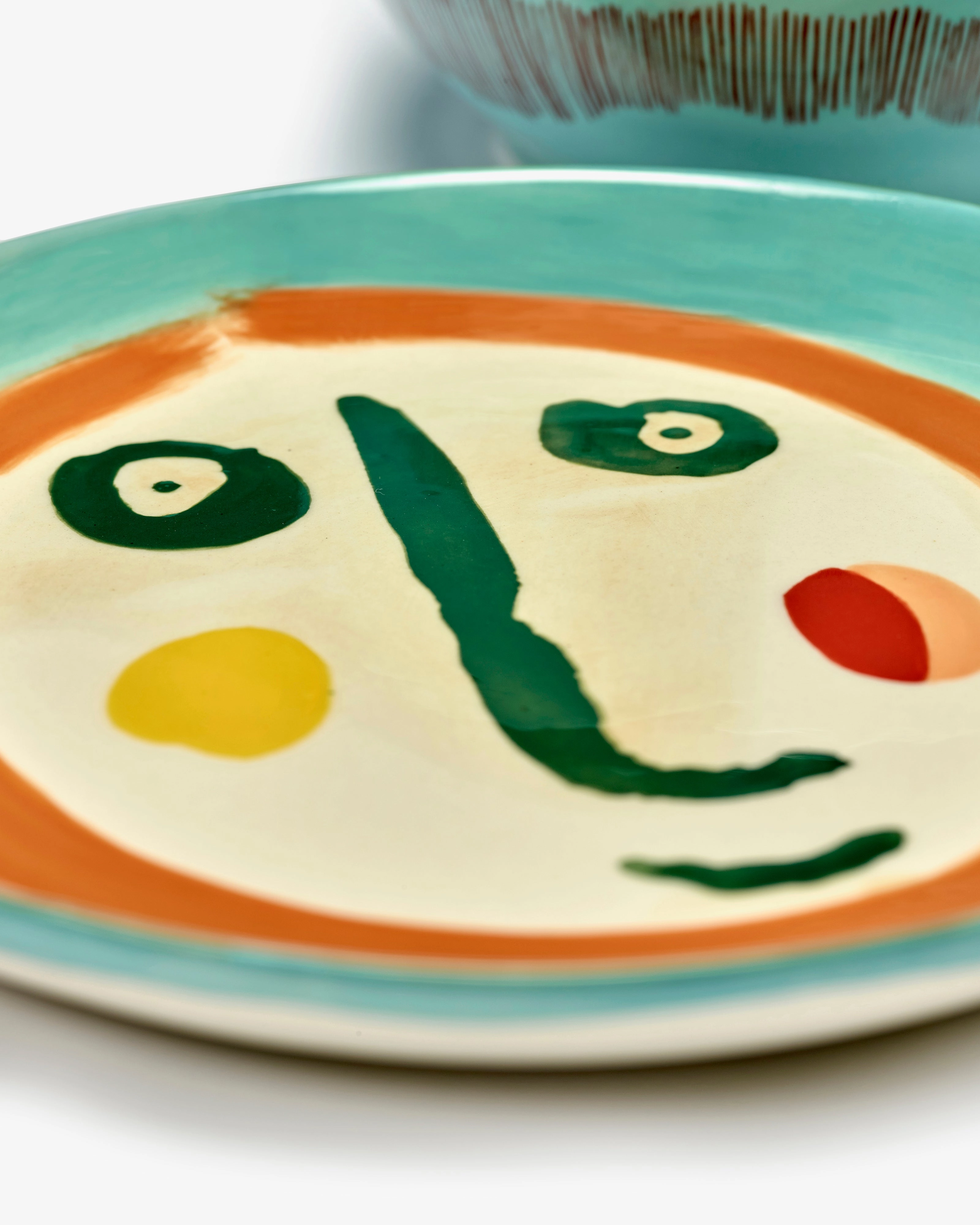 Breakfast plate with face 2 Feast