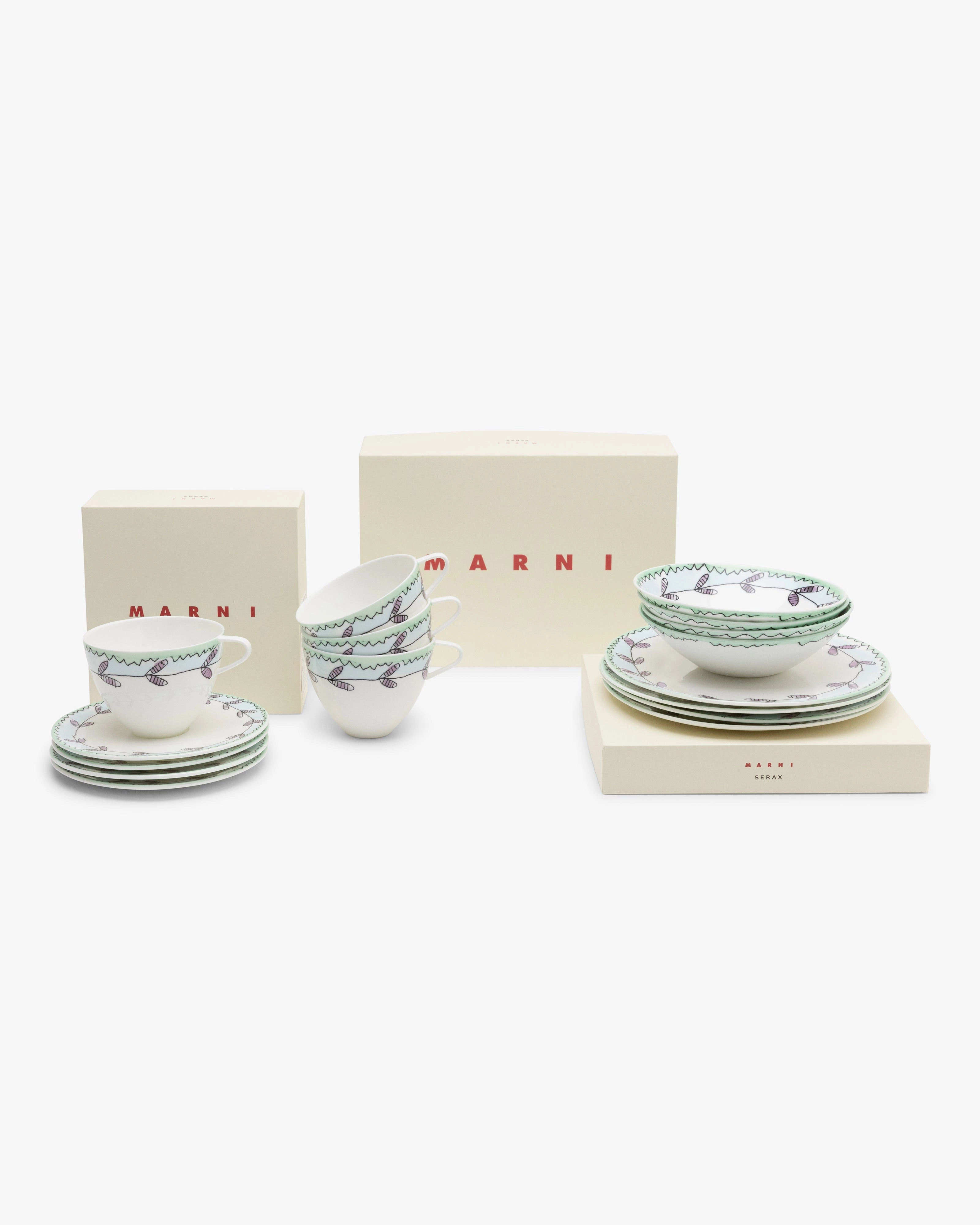 Breakfast set 12 pieces blossom milk midnight flowers