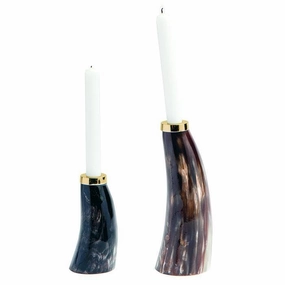 Brian Mixed Horn Candle Holders Set/2 Candle Holders discount collection