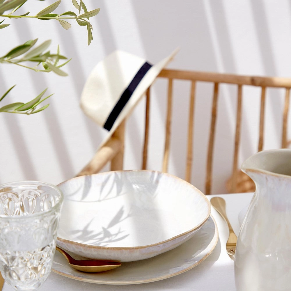 Brisa Sal Set of 6 oval bowls, 15cm, White Bowls dinnerware special