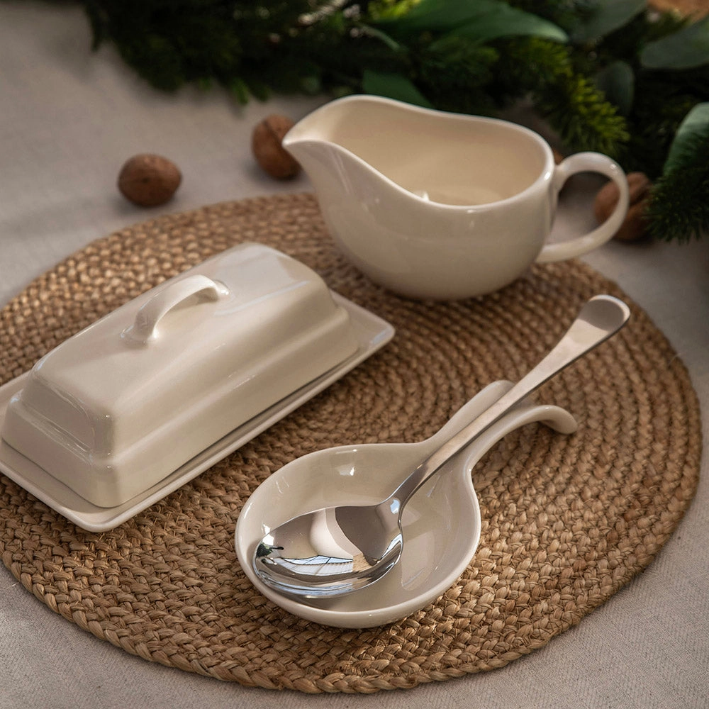 Butter Dish Cream Lid & Base Plate