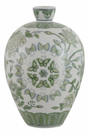 Butterfly Round Vase Green 38cm Cheap Vases for home