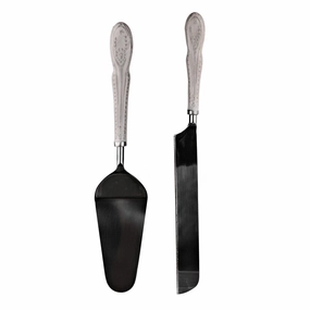 Cake Server White Handle Serveware clearance shop