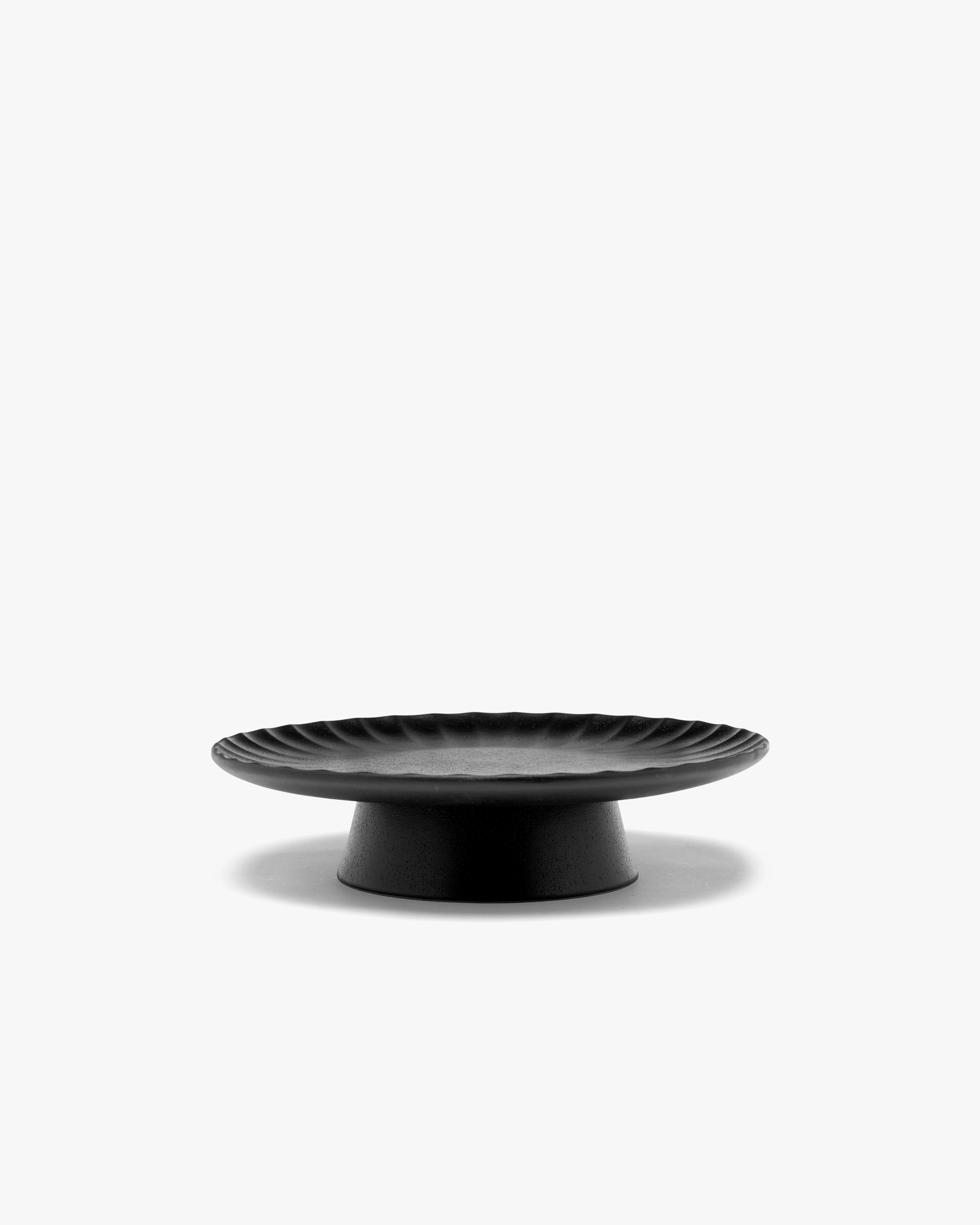 Cake stand L black Inku