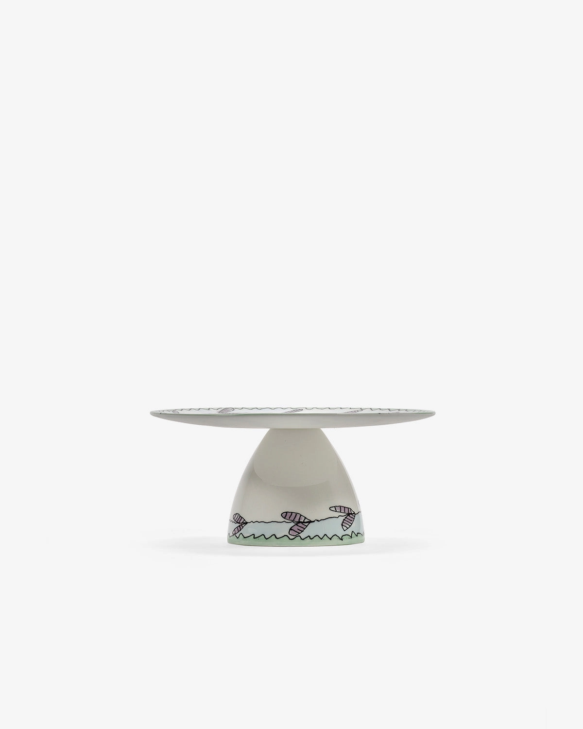 Cake stand S blossom milk Midnight Flowers