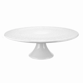 Cake Stand White Flower Serveware clearance shop