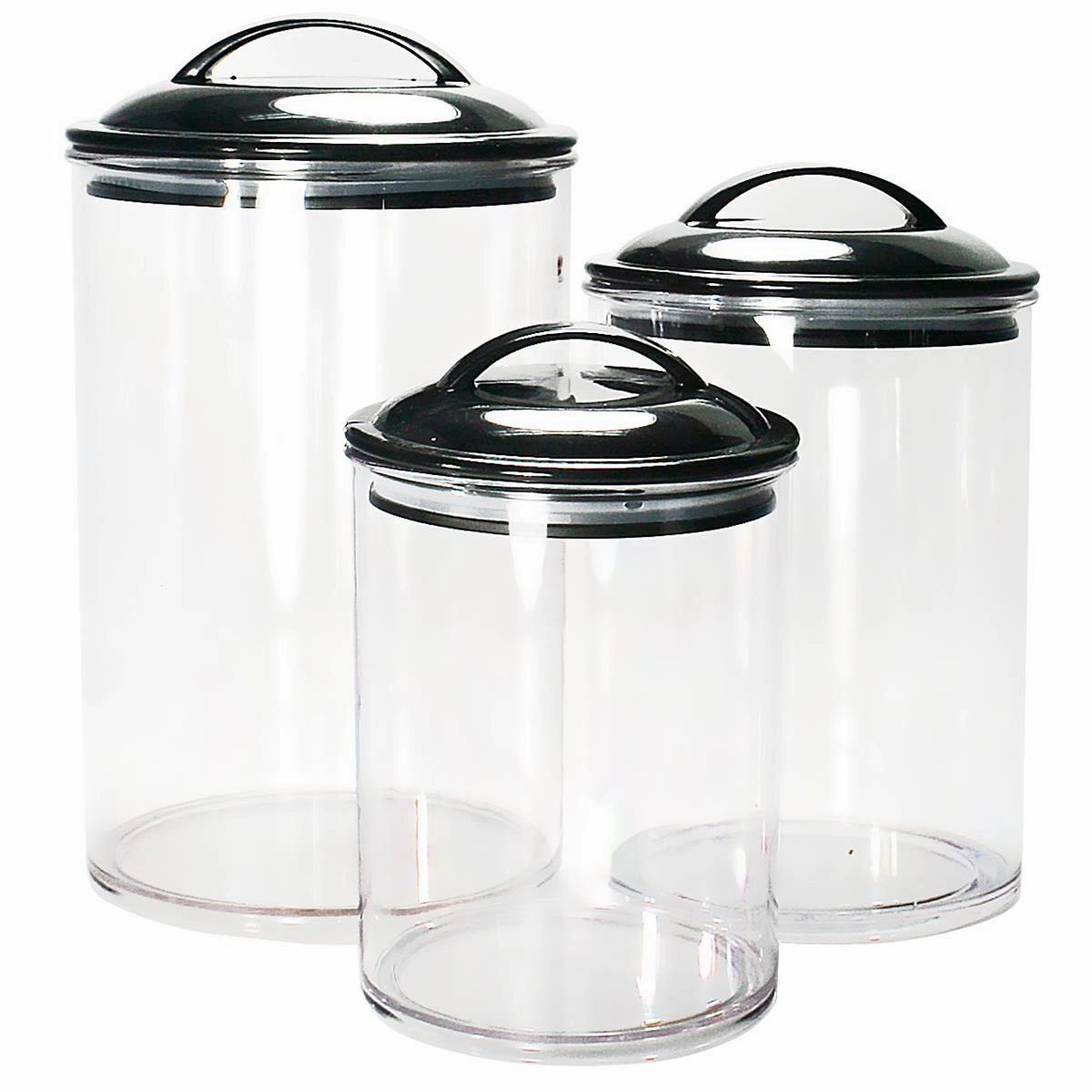 Calypso Basics by Reston Lloyd Acrylic Storage Canisters&#44; Set of 3 Cooking Tools & Accessories buy more save more