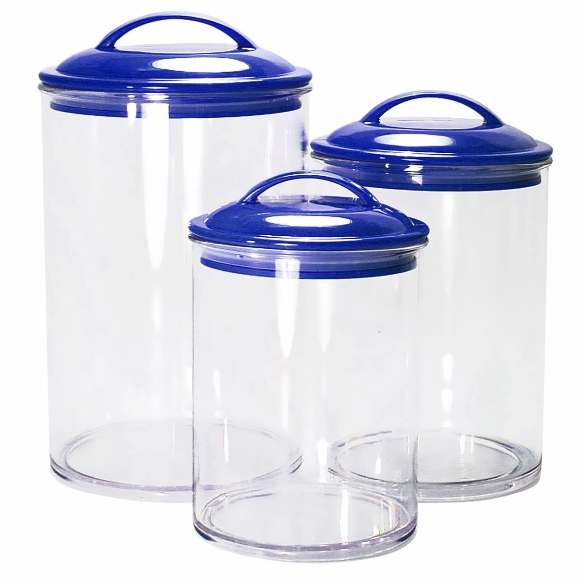 Calypso Basics by Reston Lloyd Acrylic Storage Canisters&#44; Set of 3 Cooking Tools & Accessories clearance kits