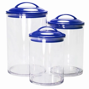Calypso Basics by Reston Lloyd Acrylic Storage Canisters&#44; Set of 3 Cooking Tools & Accessories clearance kits