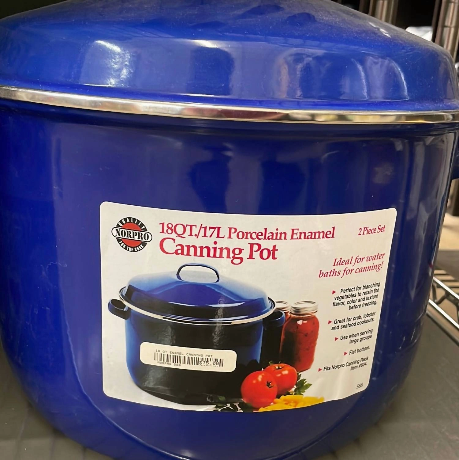 Canning Pot In Blue