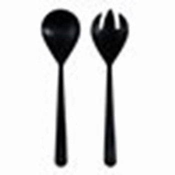 Canvas Home, Pair of salad servers Oslo, matte black Serveware Good quality and affordable