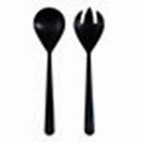 Canvas Home, Pair of salad servers Oslo, matte black Serveware Good quality and affordable