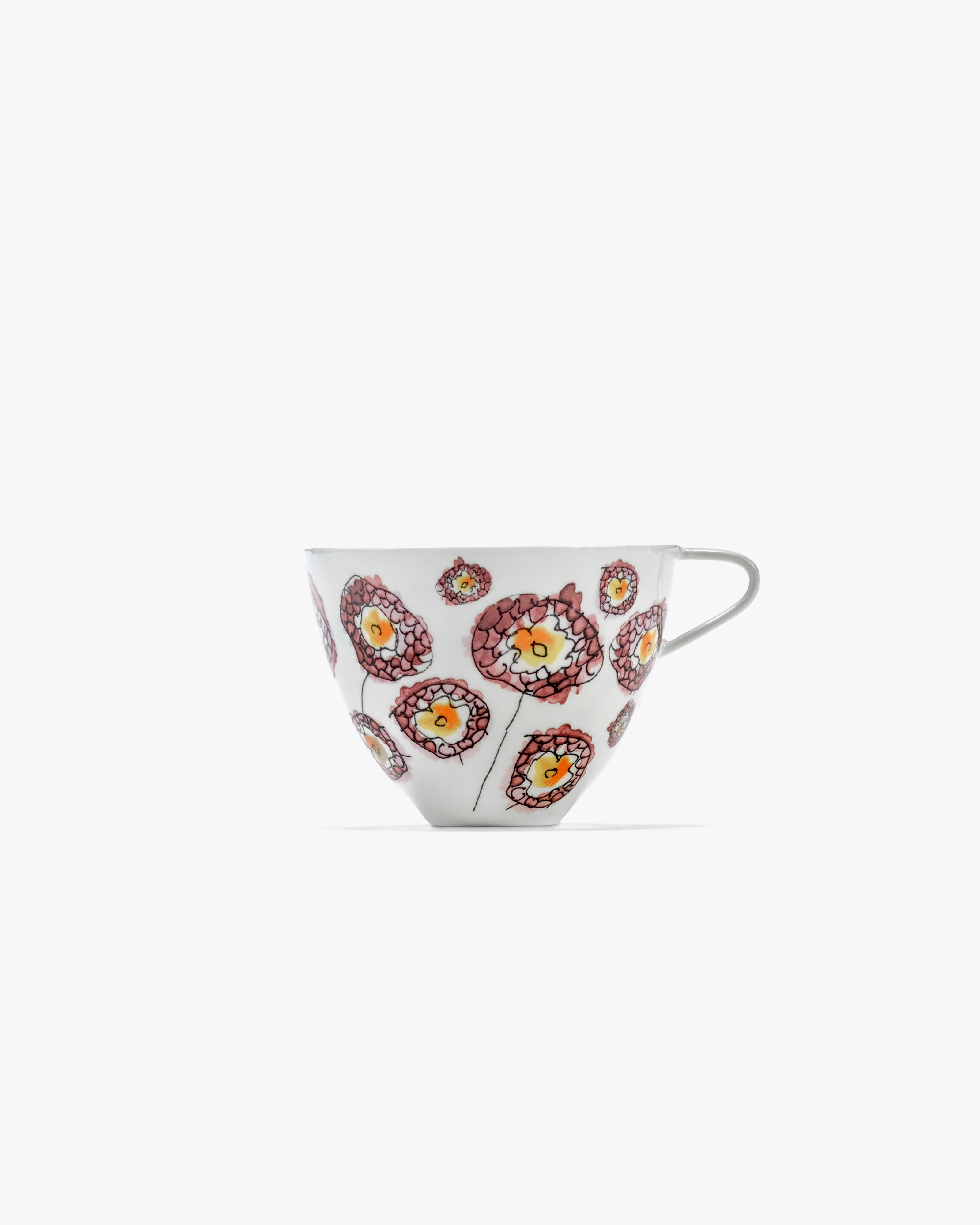 Cappuccino cup Anemone milk Midnight Flowers