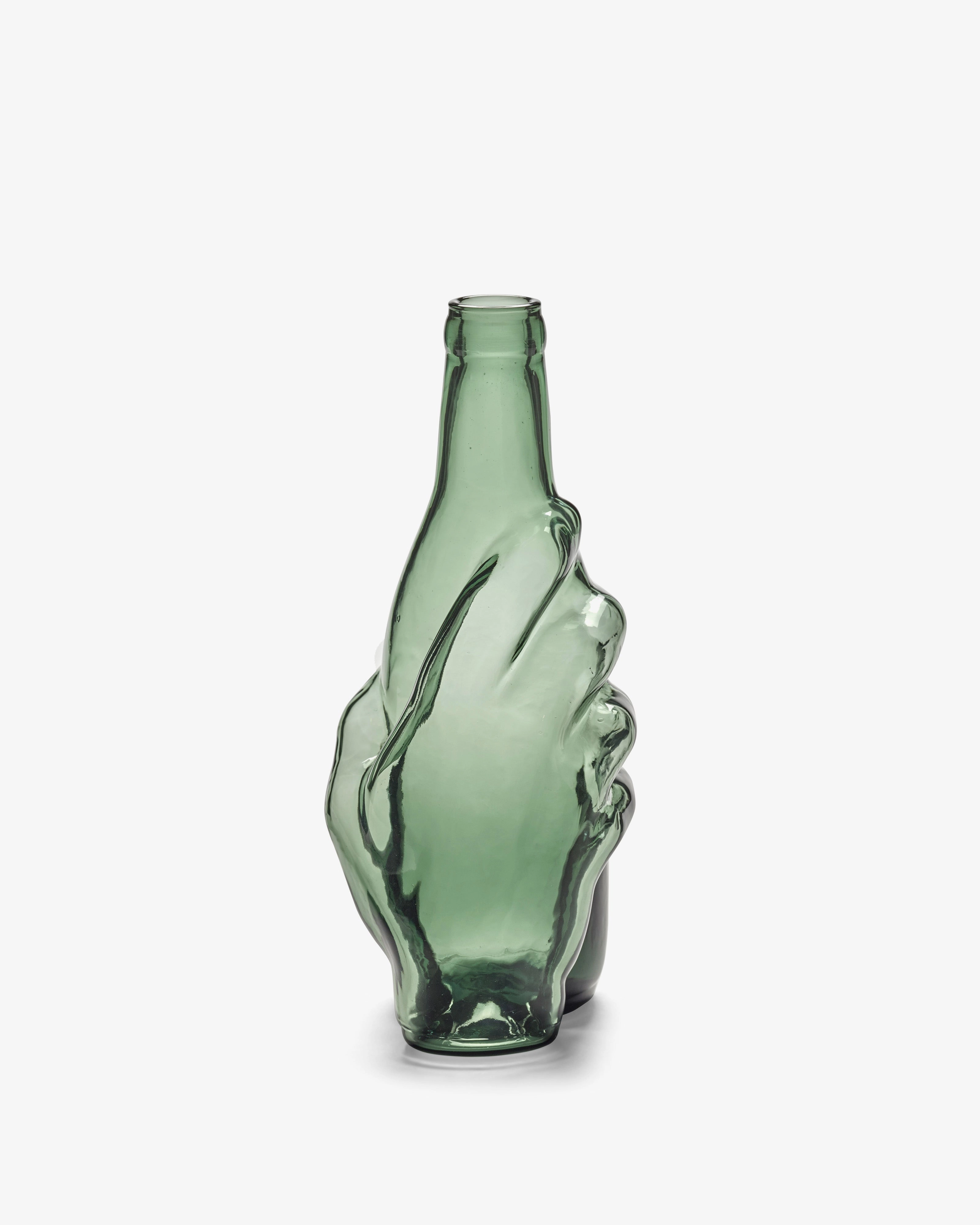 Carafe Edward emerald green Les Objets Mouleversants Glassware Tableware discount