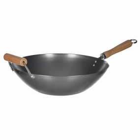 Carbon Steel Wok 35cm Cookware deals for kitchen