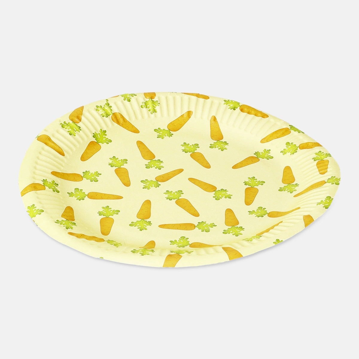 Carrot shaped paper plates - 8 pcs Kitchen Tableware at affordable prices