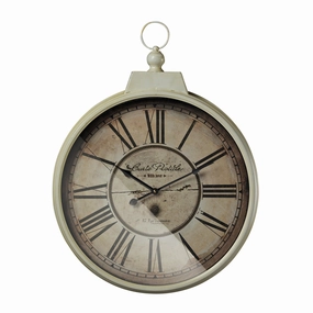 Carte Postal Clock Antique Cream Wall Clocks Timeless Sale