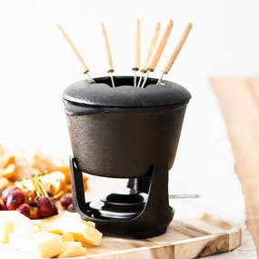 Cast Iron Fondue Set Cookware deals for kitchen